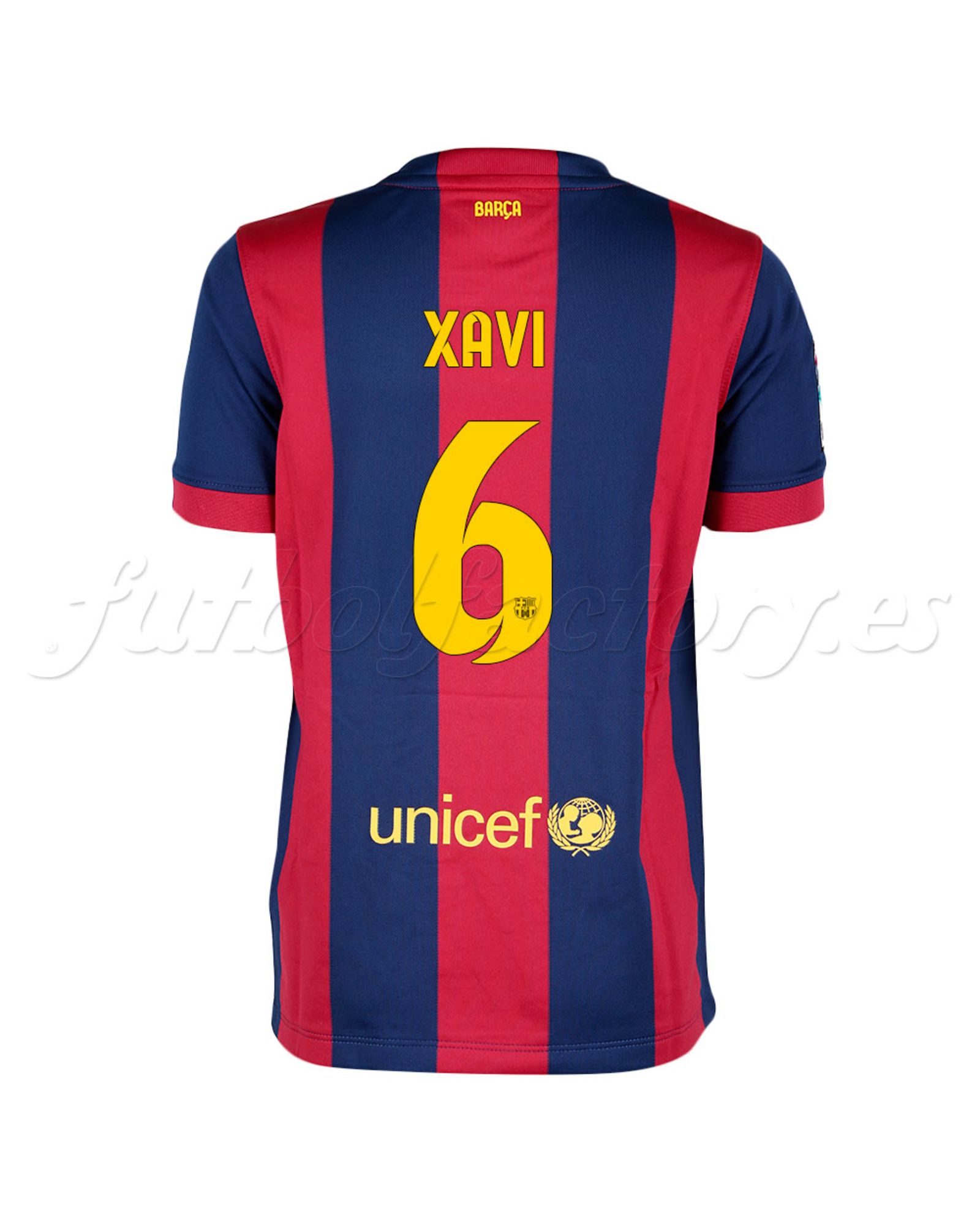 Camiseta 1ª FC Barcelona 2021/2022 Xavi para niño