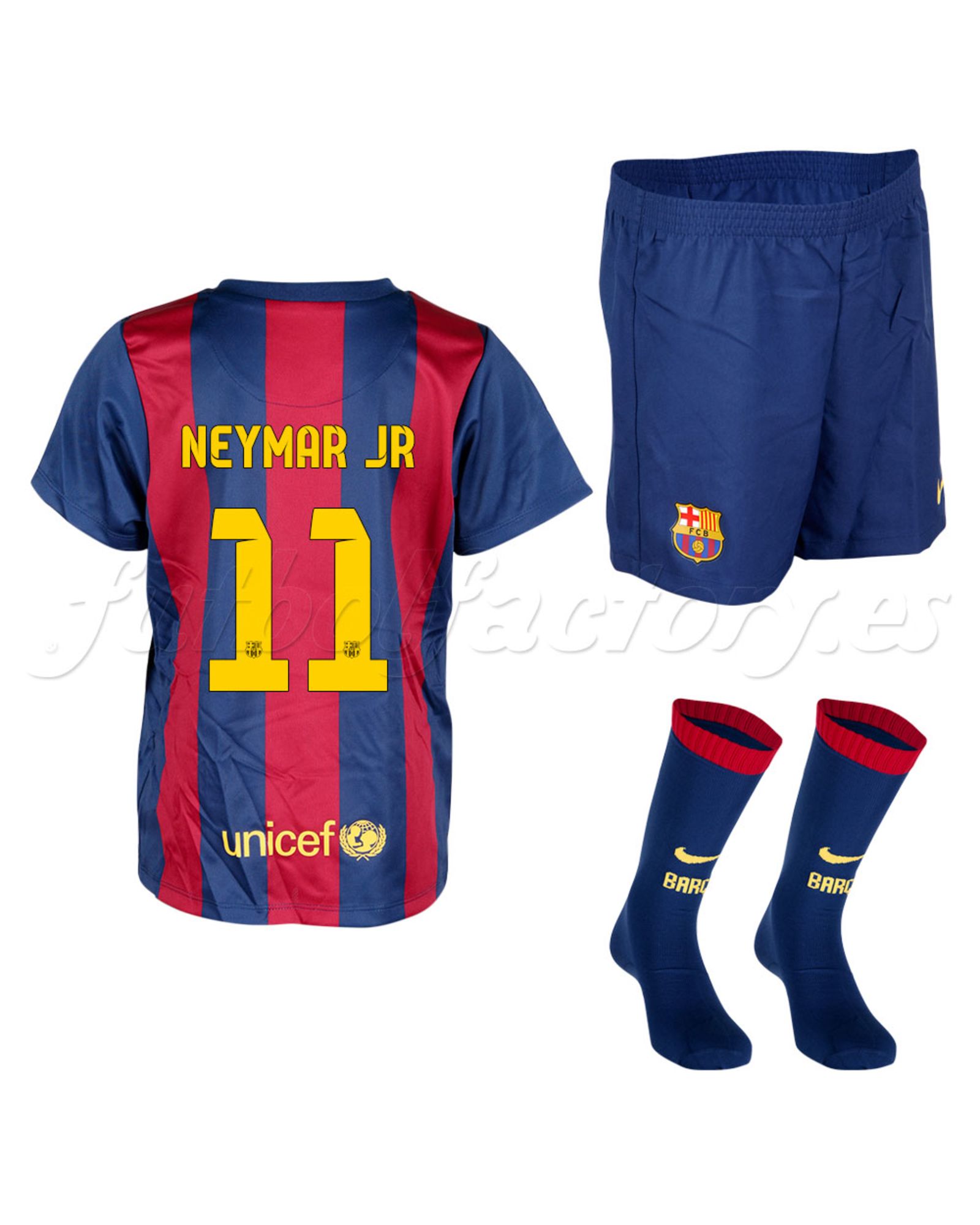 Futbol Factory  Equipación niño del Barcelona