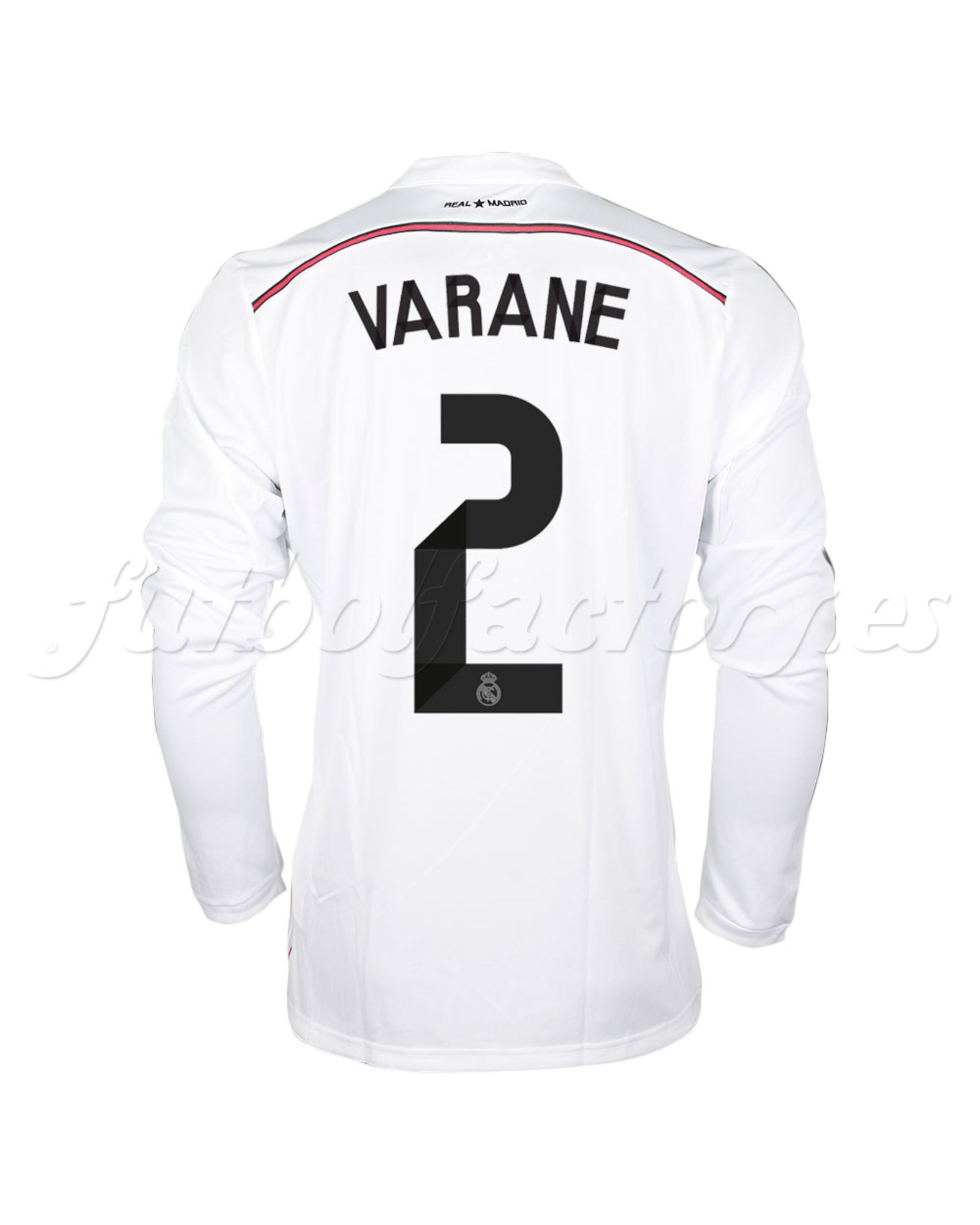 Camiseta Real  Madrid 1ª Varane 2014/2015 manga larga - Fútbol Factory