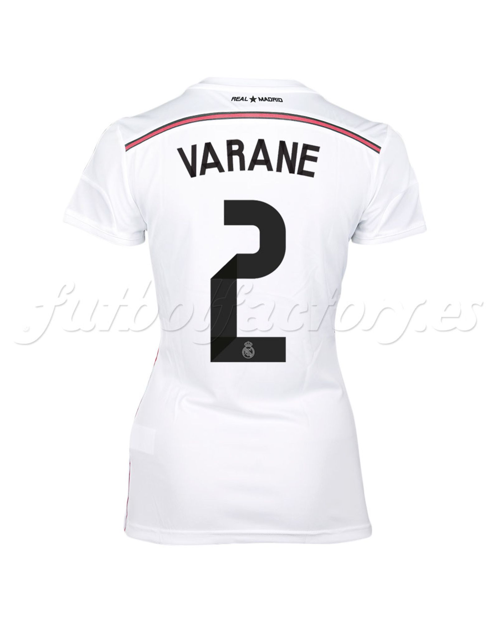 Camiseta Real Madrid Varane  1ª Mujer 2014/2015 - Fútbol Factory