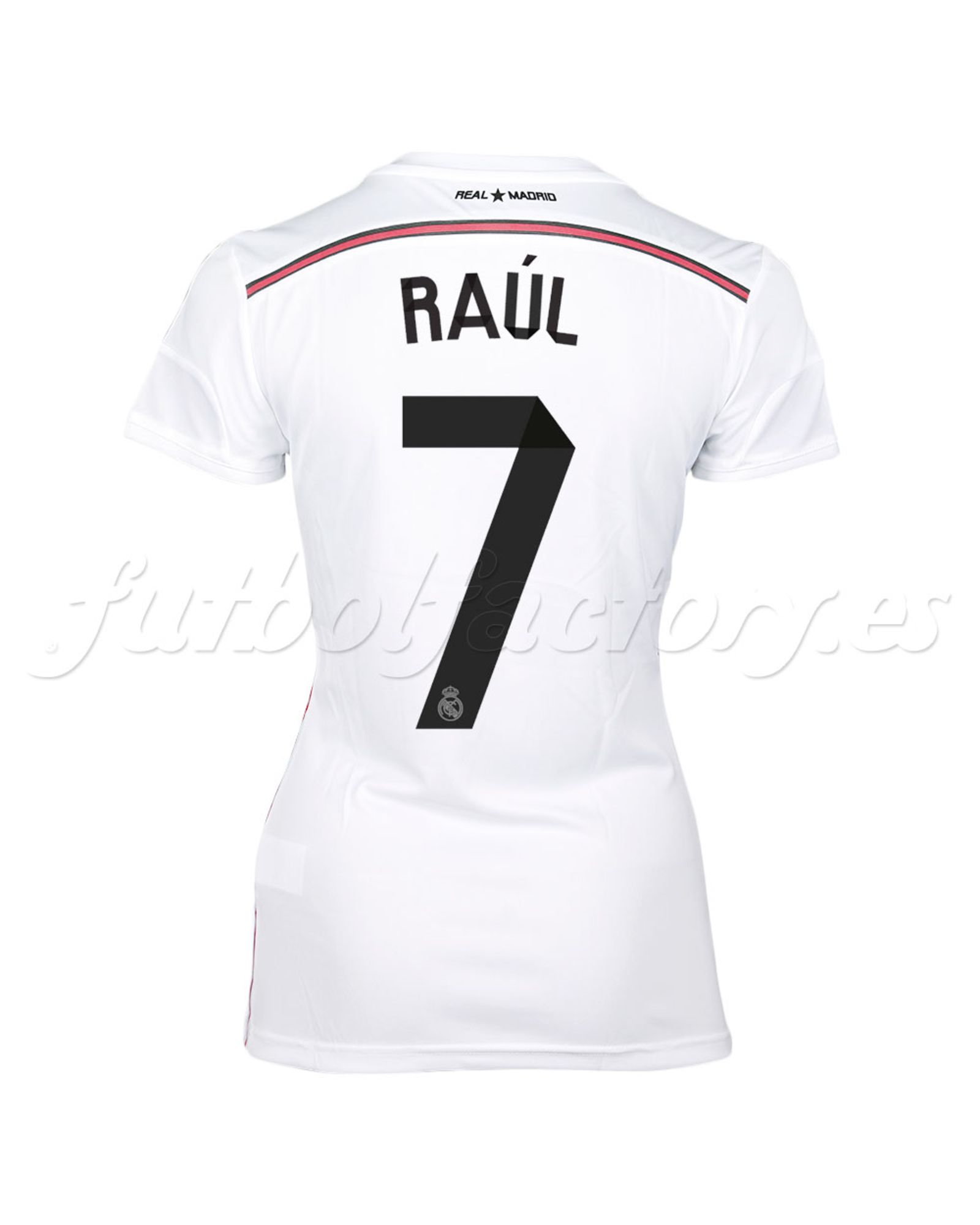 Camiseta Real Madrid  Raul 1ª Mujer 2014/2015 - Fútbol Factory