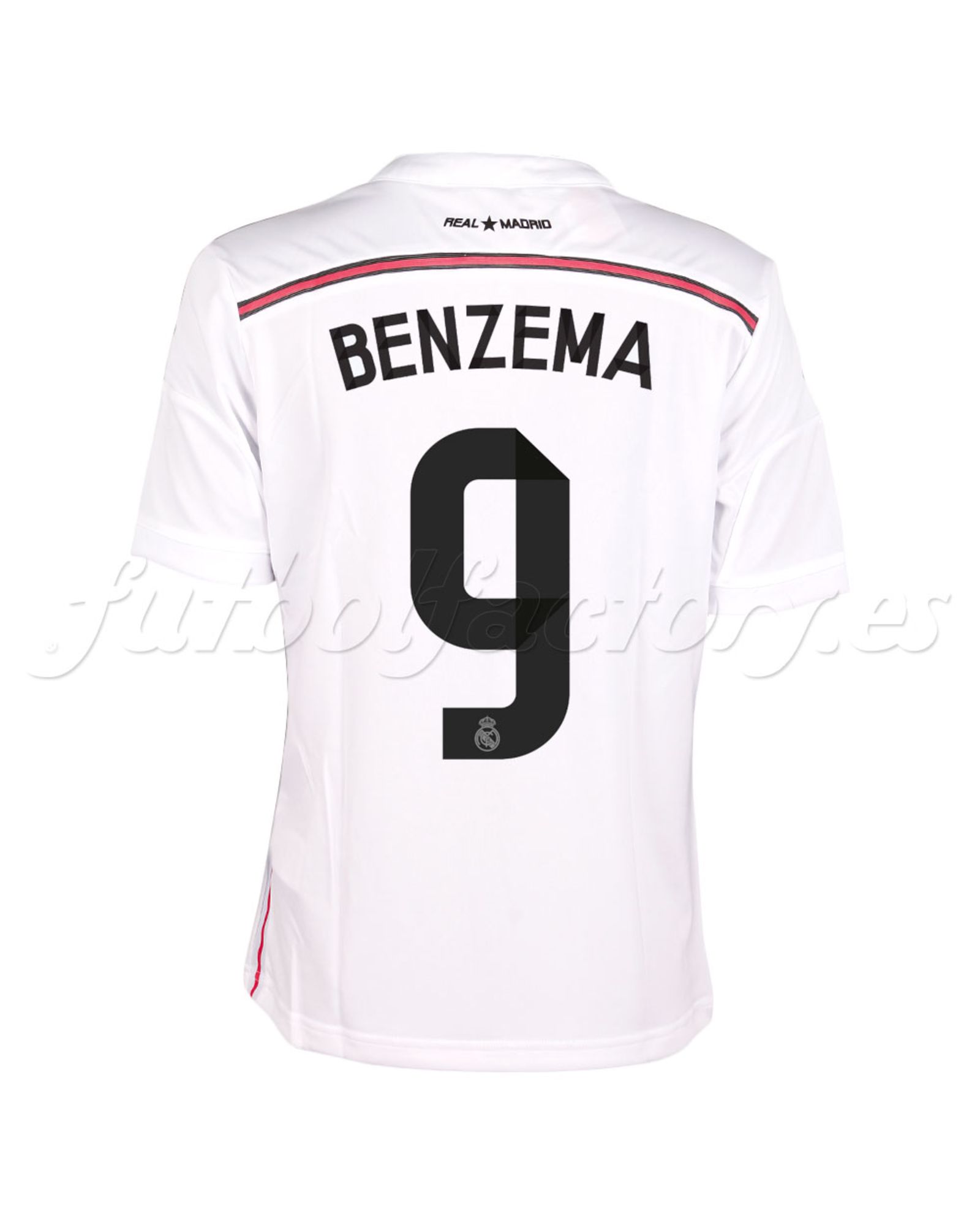 Camiseta Real Madrid  Benzema 1ª Junior 2014/2015 - Fútbol Factory