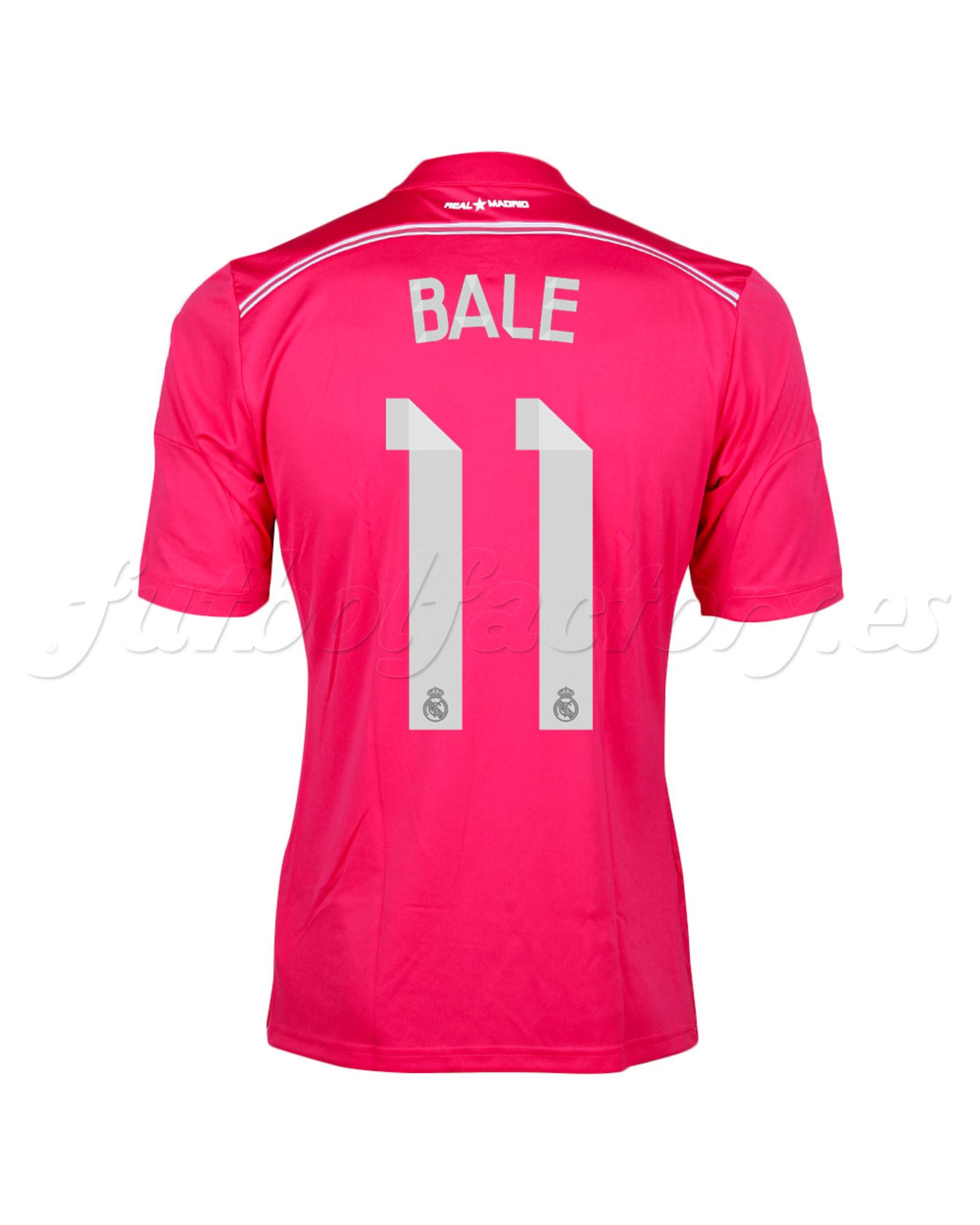 Camiseta Real Madrid  2ª  Bale  2014/2015  Rosa - Fútbol Factory