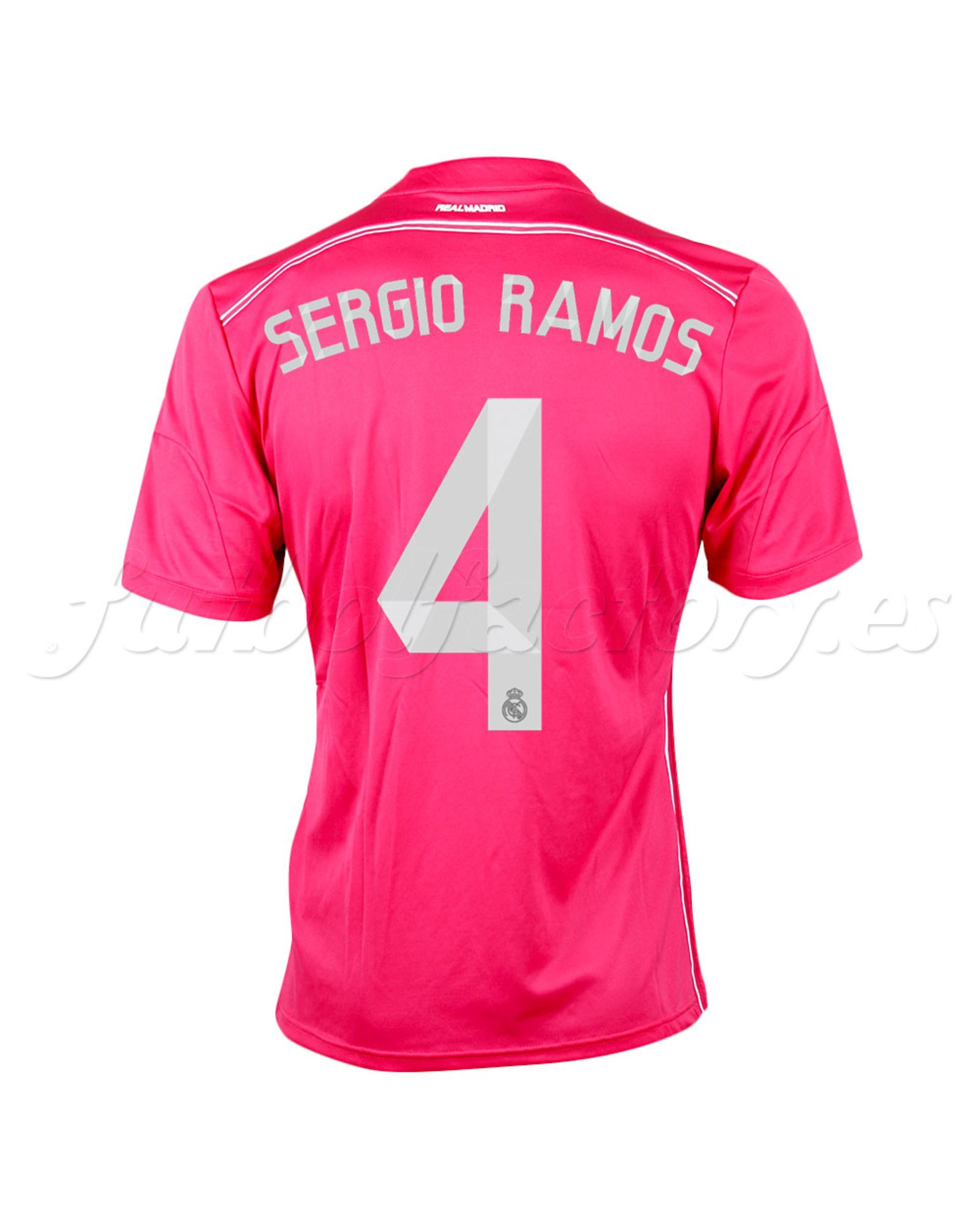 Camiseta  Real Madrid 2ª  Ramos adizero  2014/2015  Rosa - Fútbol Factory