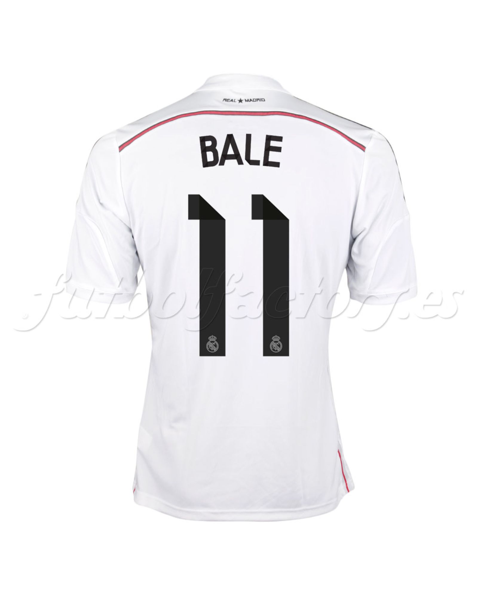 Camiseta Real Madrid Champions 1ª Bale 2014/2015 Blanco - Fútbol Factory