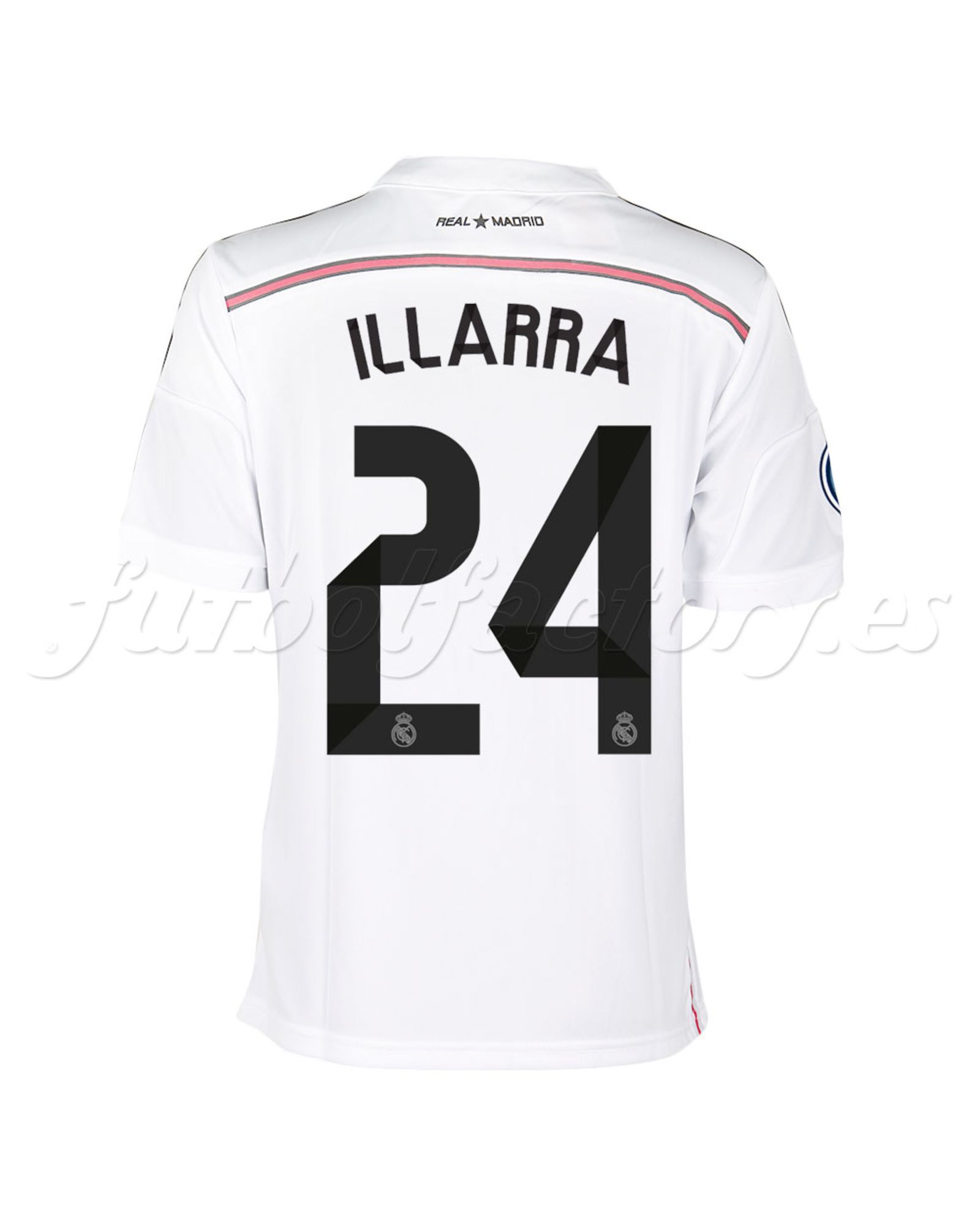 Camiseta Real Madrid Champions 1ª Junior Illarra 2014/2015 Blanco - Fútbol Factory