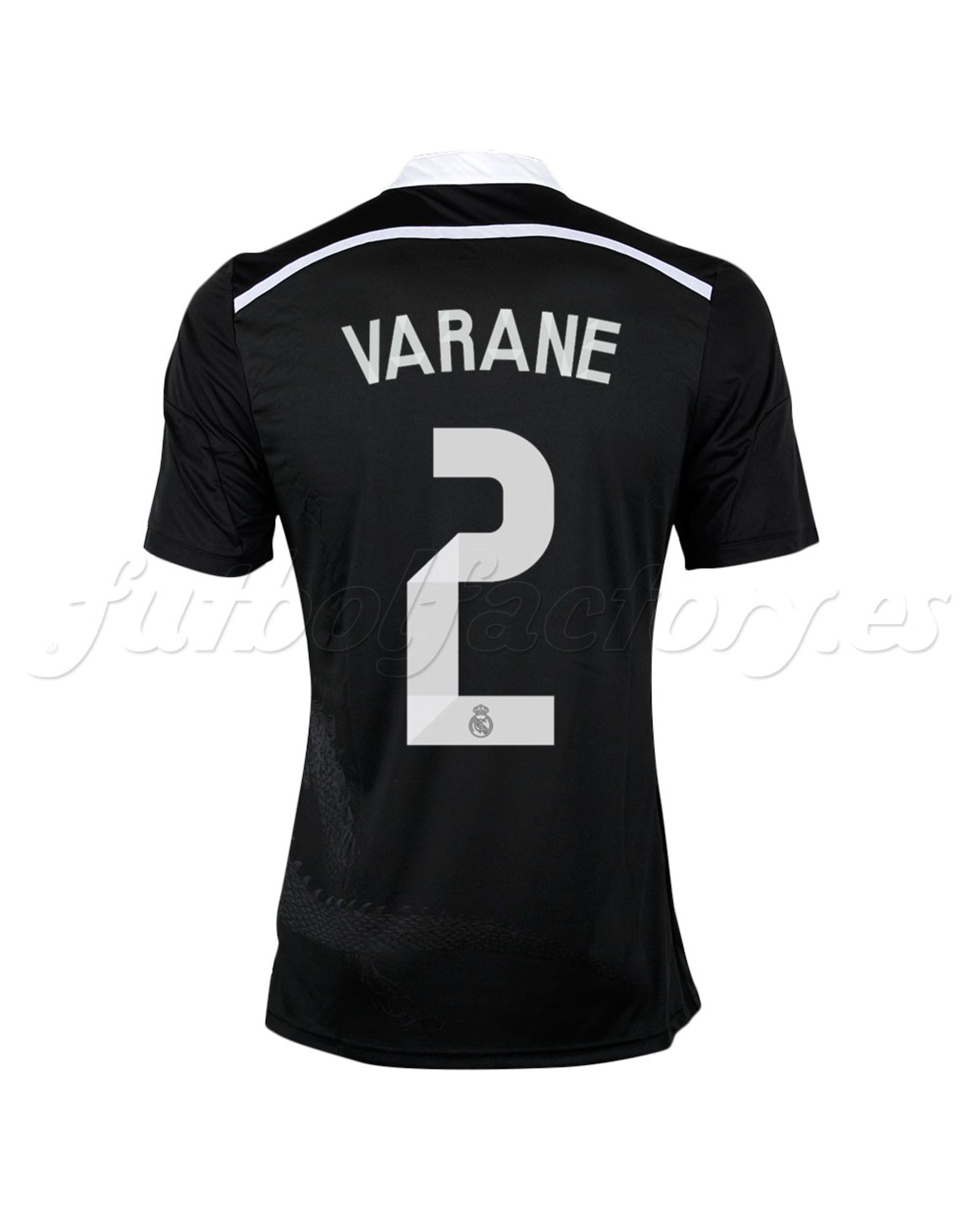 Camiseta Real Madrid 3ª Varane Adizero 2014/2015 Negro - Fútbol Factory