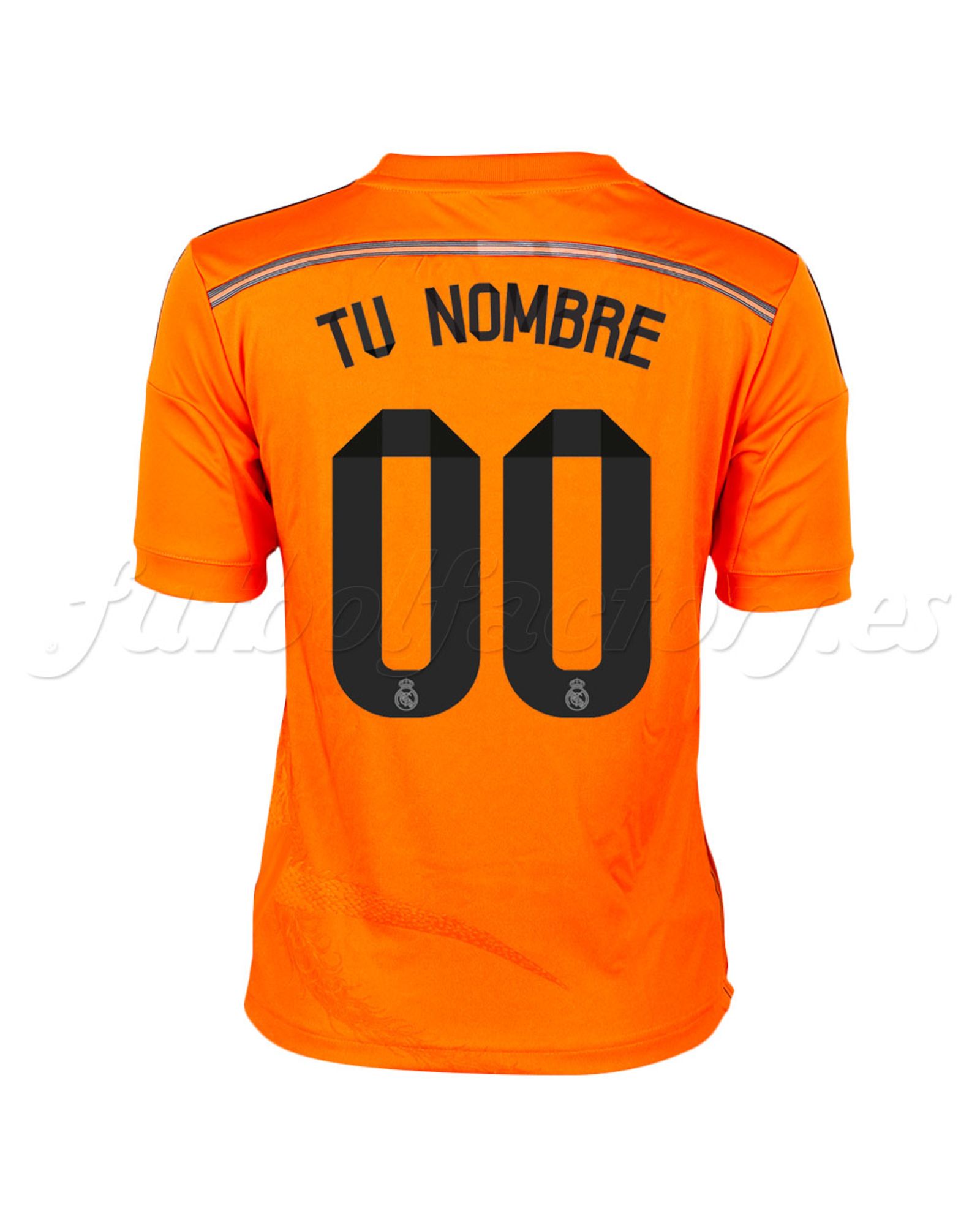 Camiseta Portero Real Madrid 3ª Junior Personalizada 2014/2015 Naranja
" - Fútbol Factory