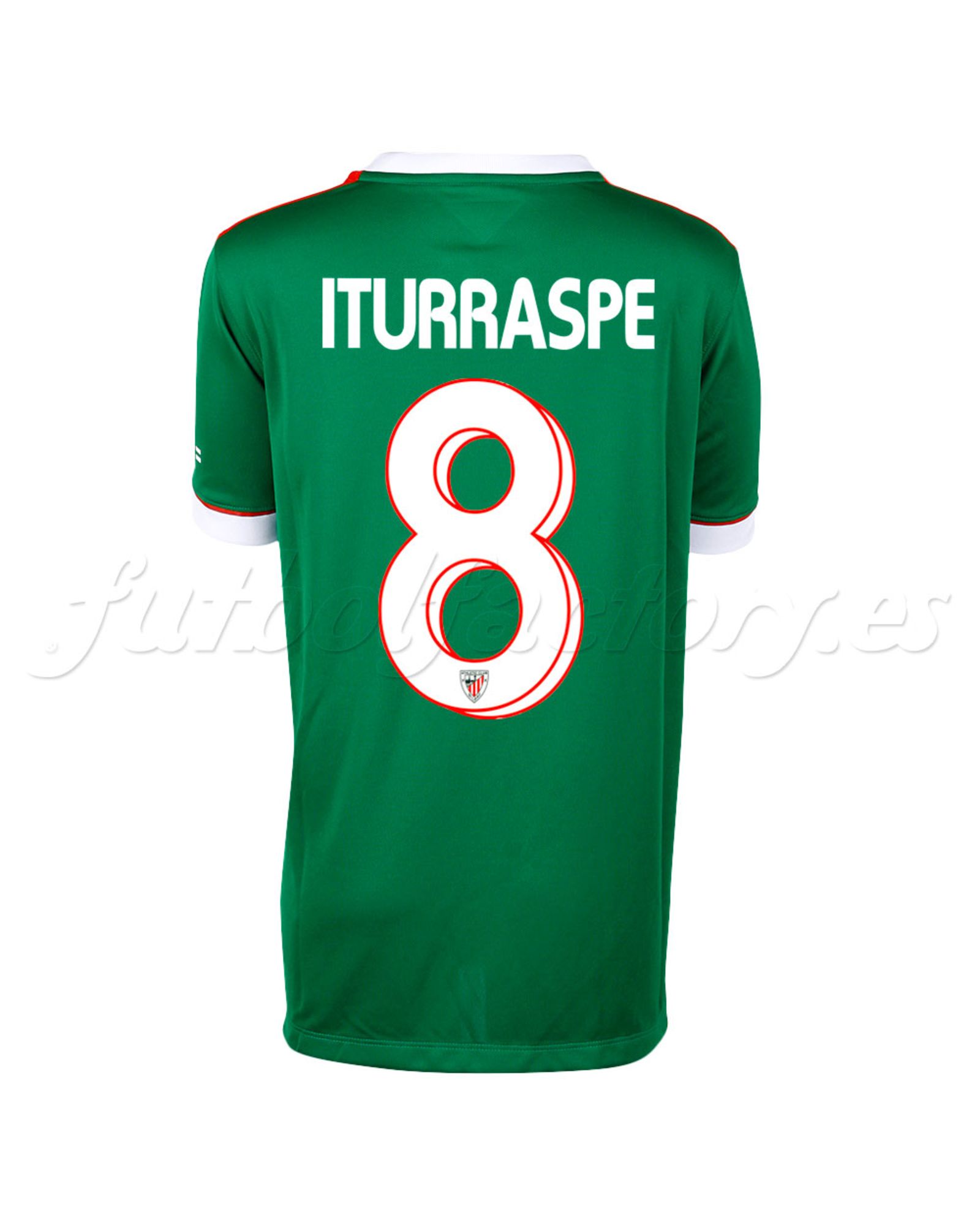 Camiseta Athletic Club Bilbao 2ª 2014/2015 Iturraspe Junior Verde Blanco - Fútbol Factory