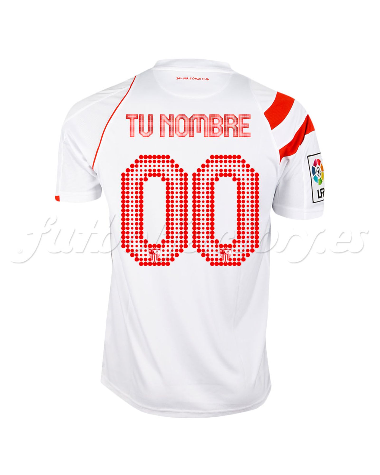 Camiseta Sevilla FC 1ª 2014/2015 Personalizado Blanco - Fútbol Factory