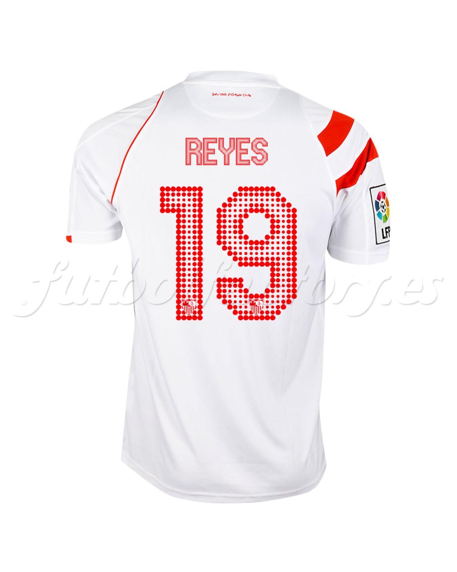 Camiseta Sevilla FC 1ª 2014/2015 Reyes Blanco - Fútbol Factory