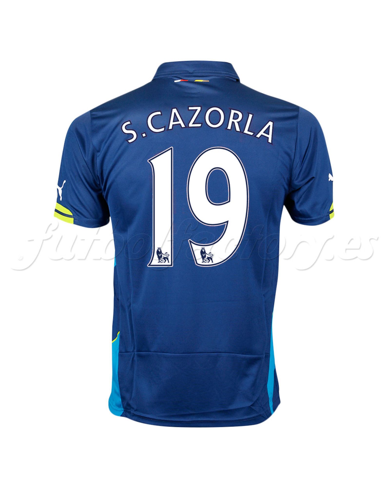 Camiseta Arsenal Copa de Inglaterra 2014/2015 Cazorla Azul - Fútbol Factory