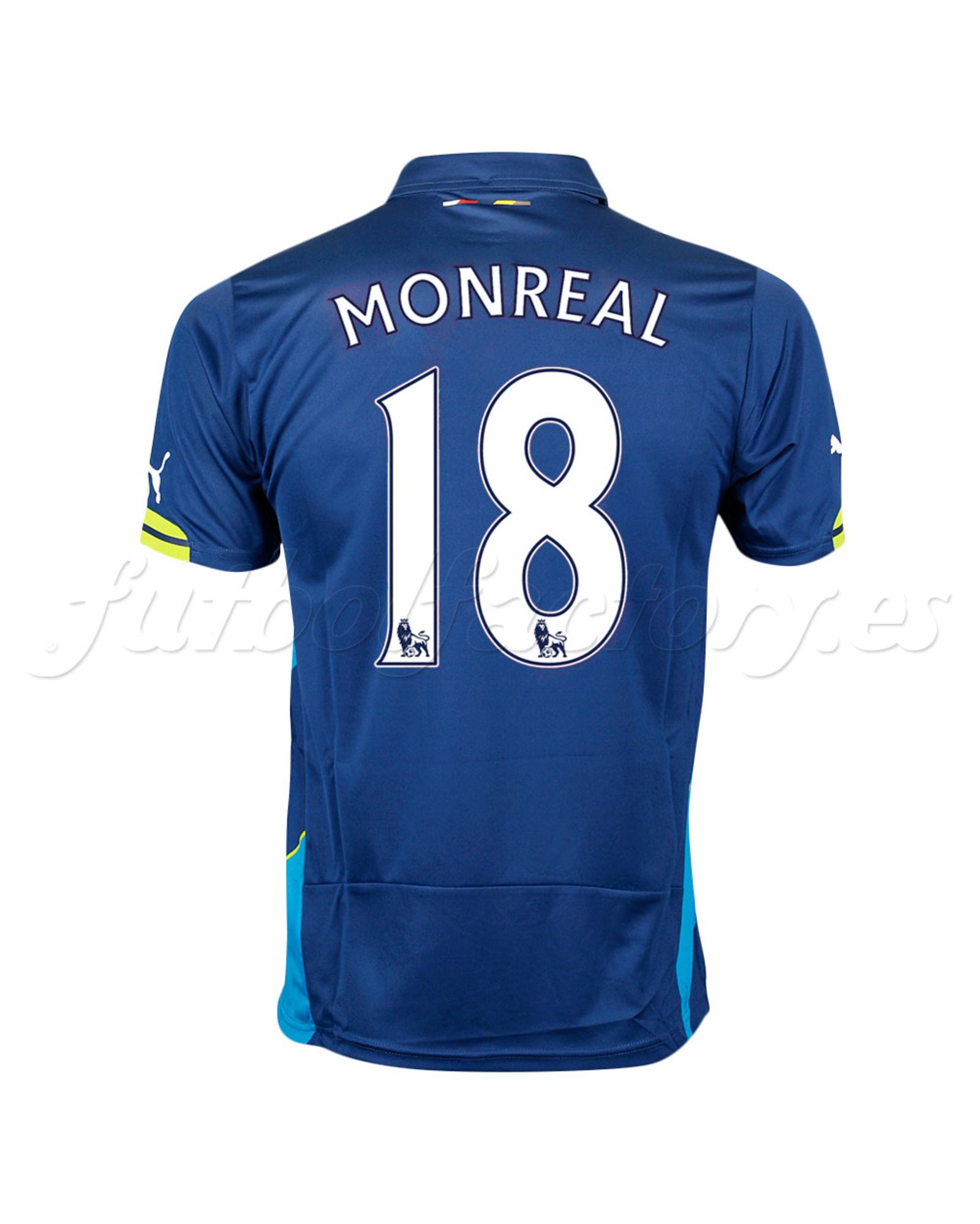 Camiseta Arsenal Copa de Inglaterra 2014/2015 Monreal Azul - Fútbol Factory