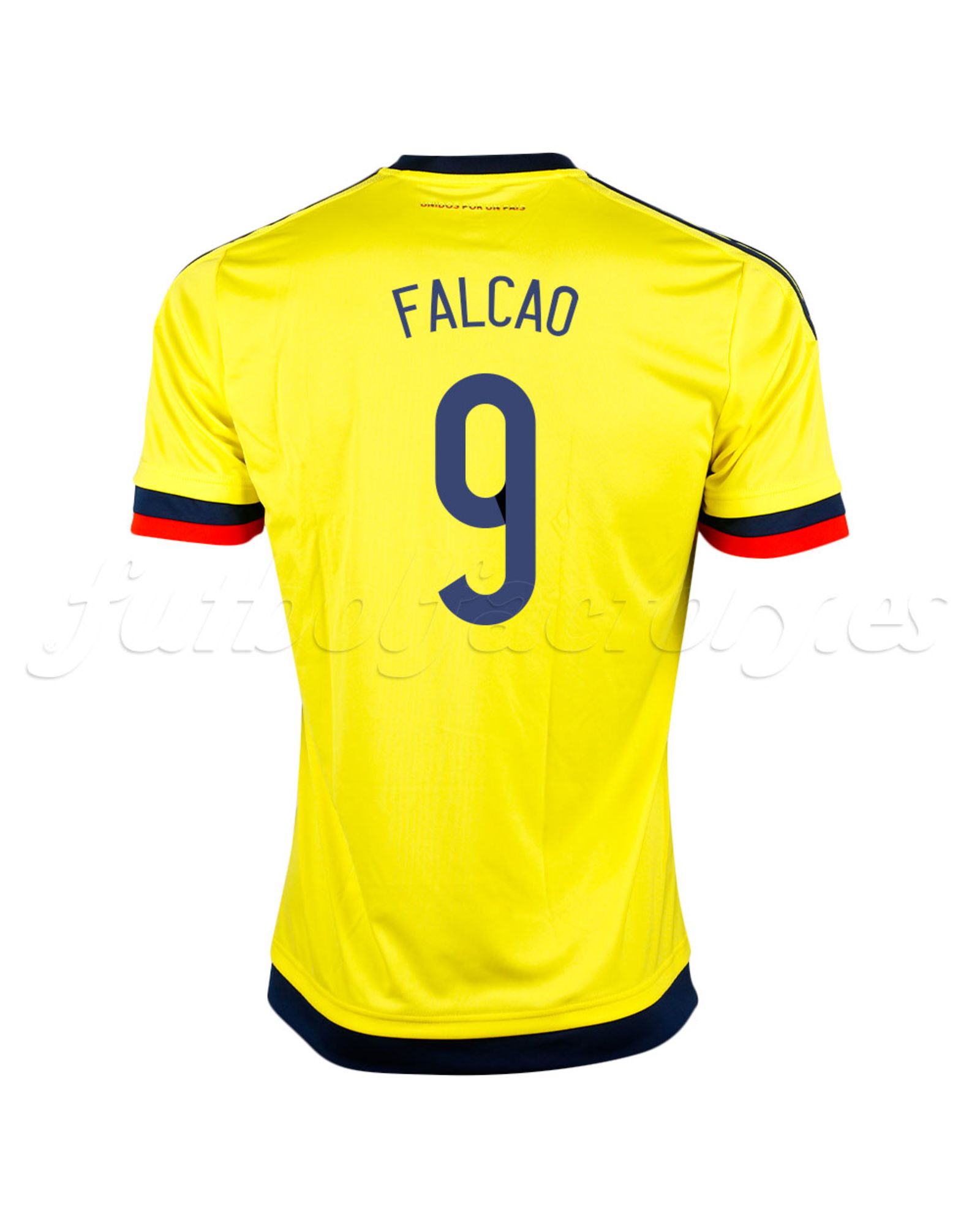 Camiseta 1ª Colombia 2014/2015 Falcao Amarillo - Fútbol Factory