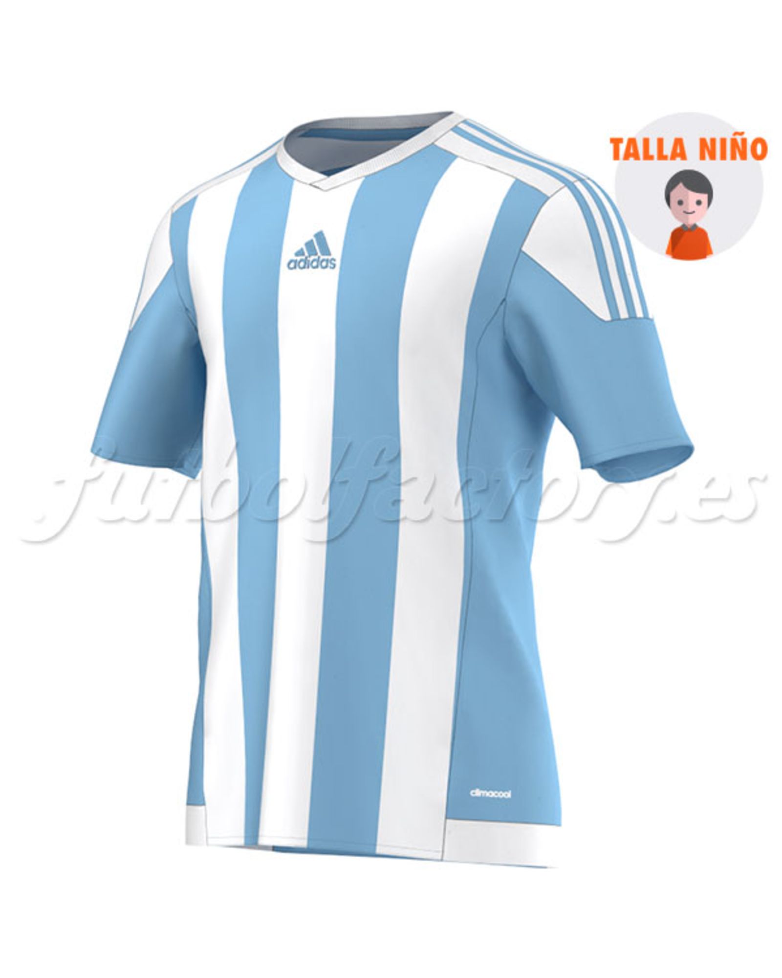Camiseta Striped 15 Junior - Fútbol Factory