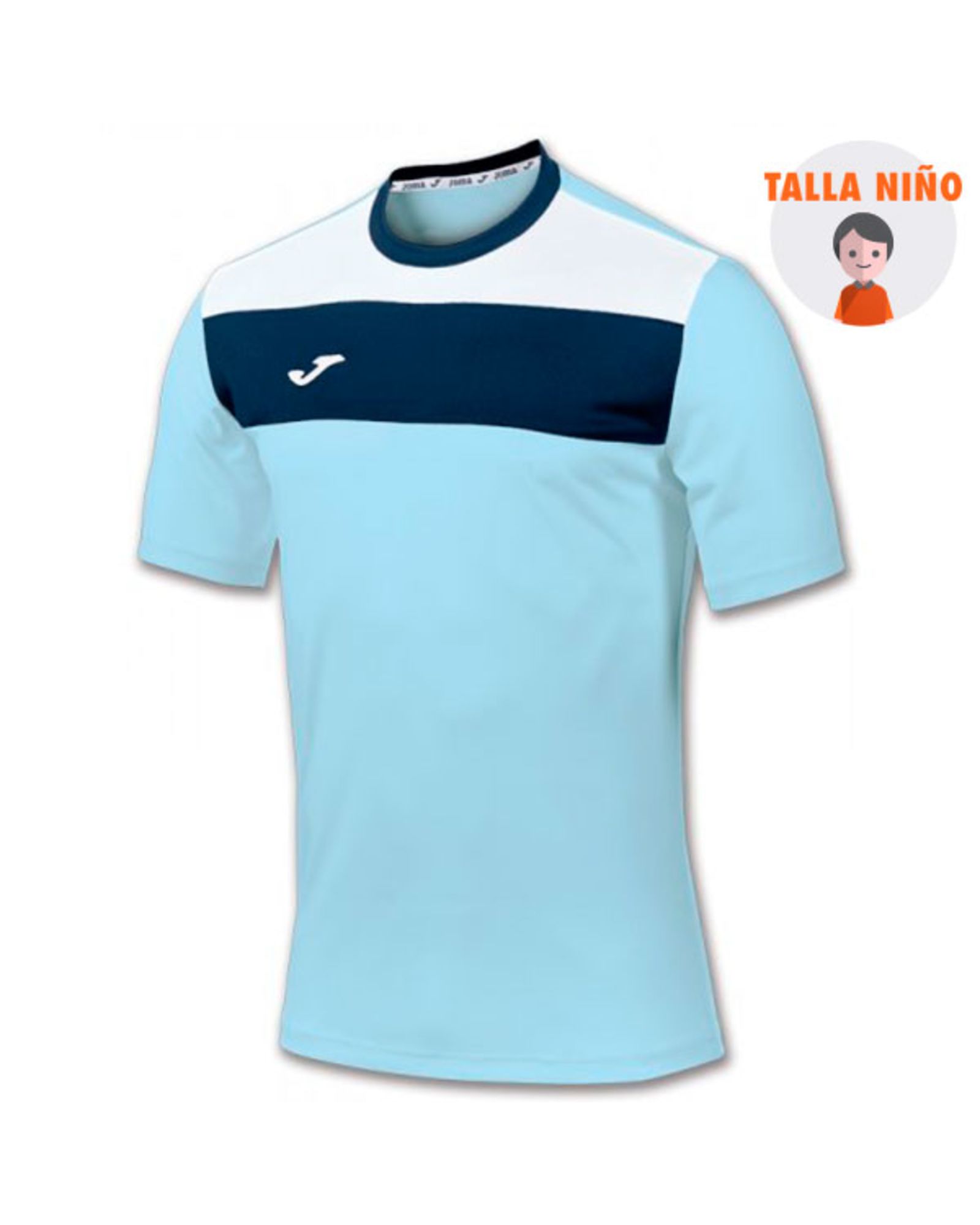 Camiseta de equipaciones Crew Azul - Fútbol Factory