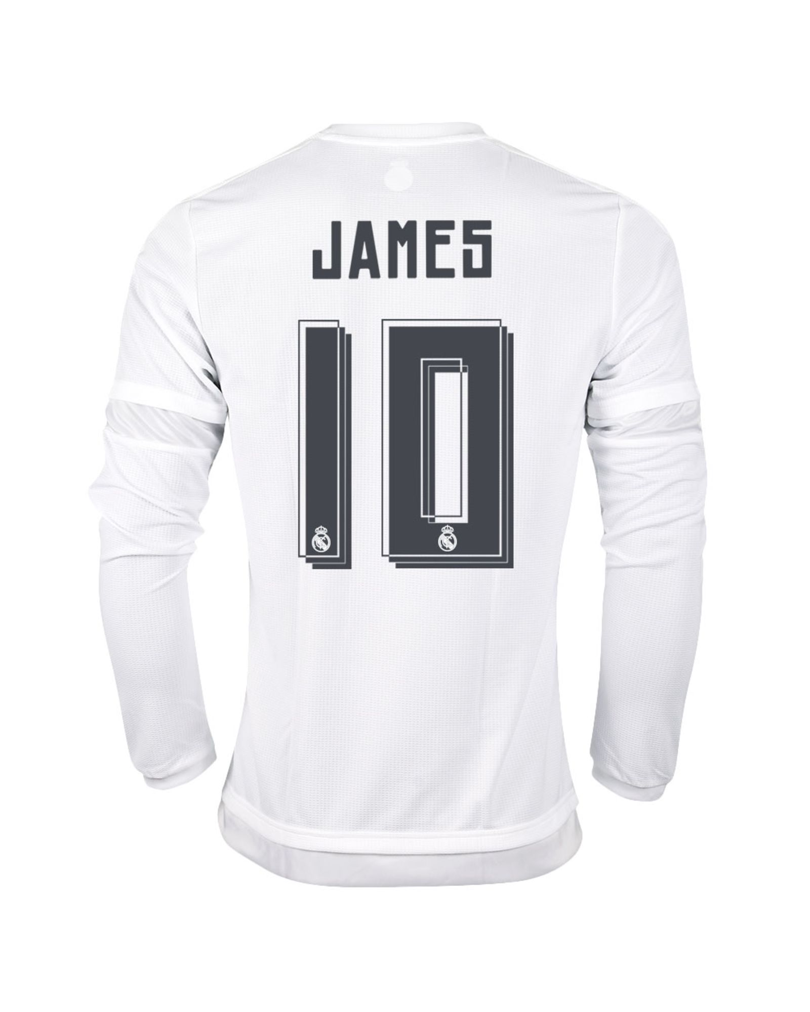 Camiseta 1ª Real Madrid 2015/2016 James Manga Larga - Fútbol Factory