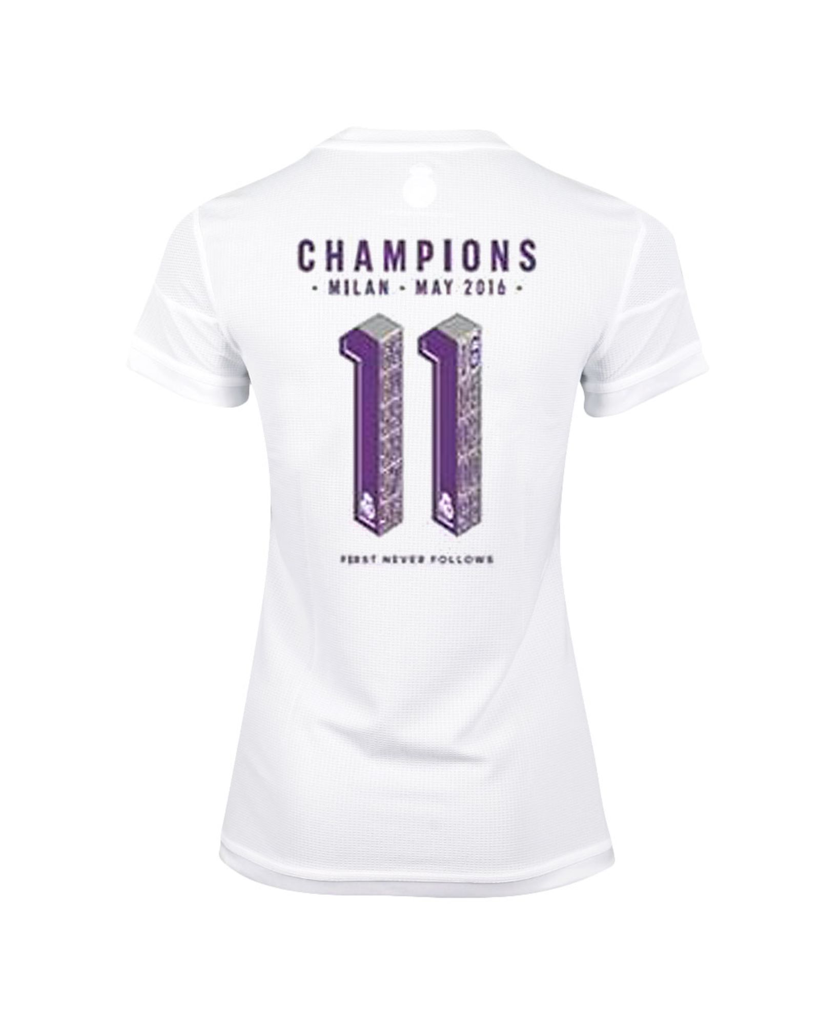 Camiseta 1ª Real Madrid 2015/2016 Mujer Undécima Blanco - Fútbol Factory