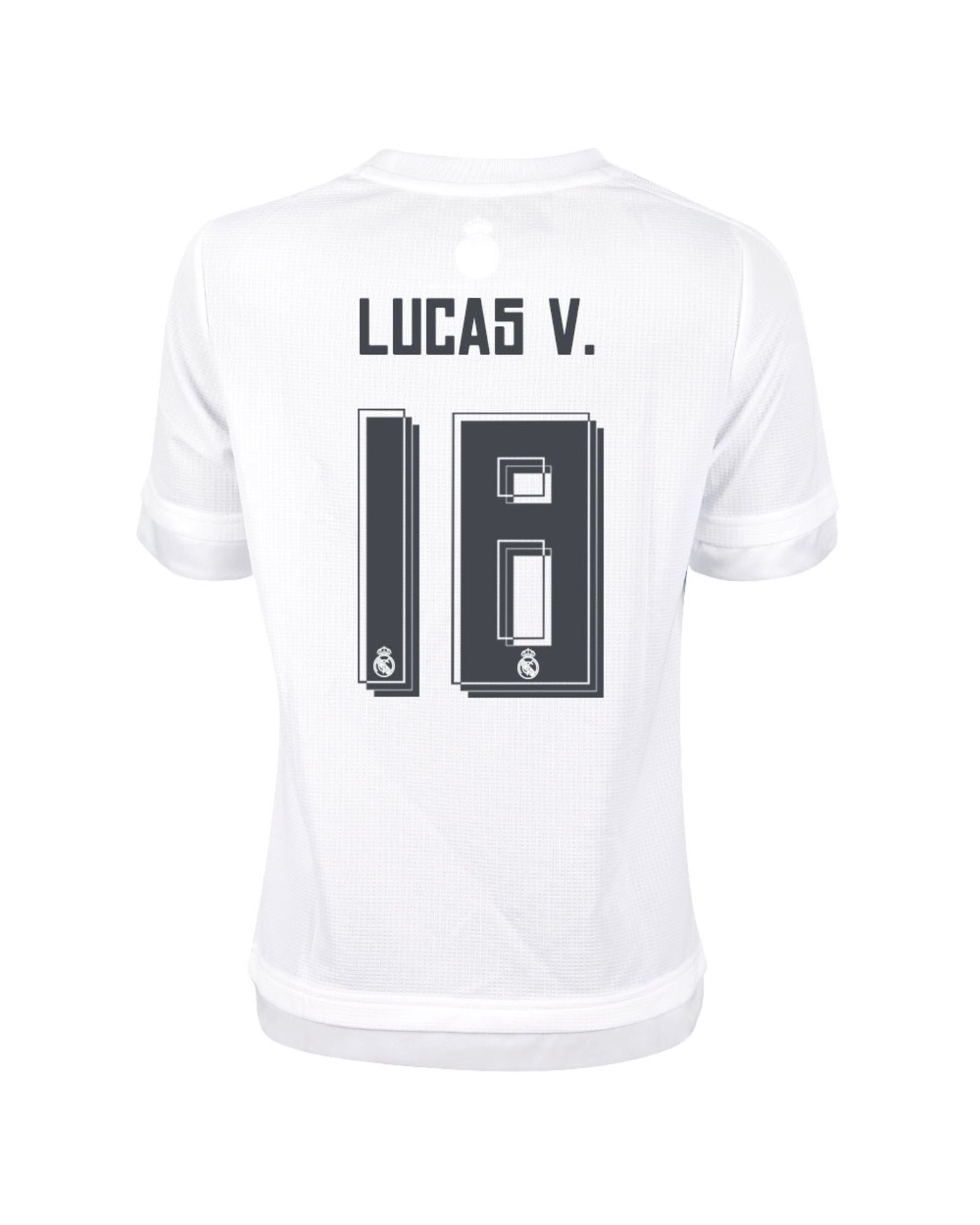 Camiseta 1ª Real Madrid 2015/2016 Lucas Vazquez Junior - Fútbol Factory