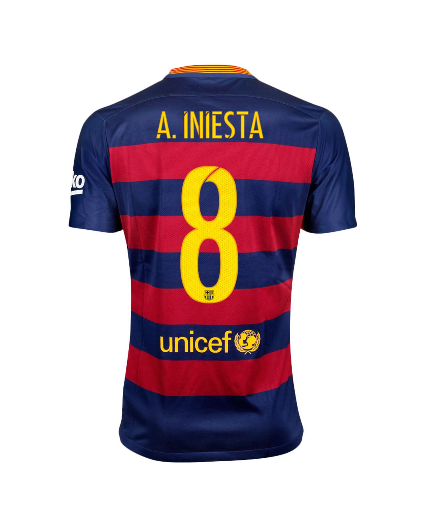 Consulado Colectivo paso Camiseta 1ª FC Barcelona 2015/2016 Iniesta Match