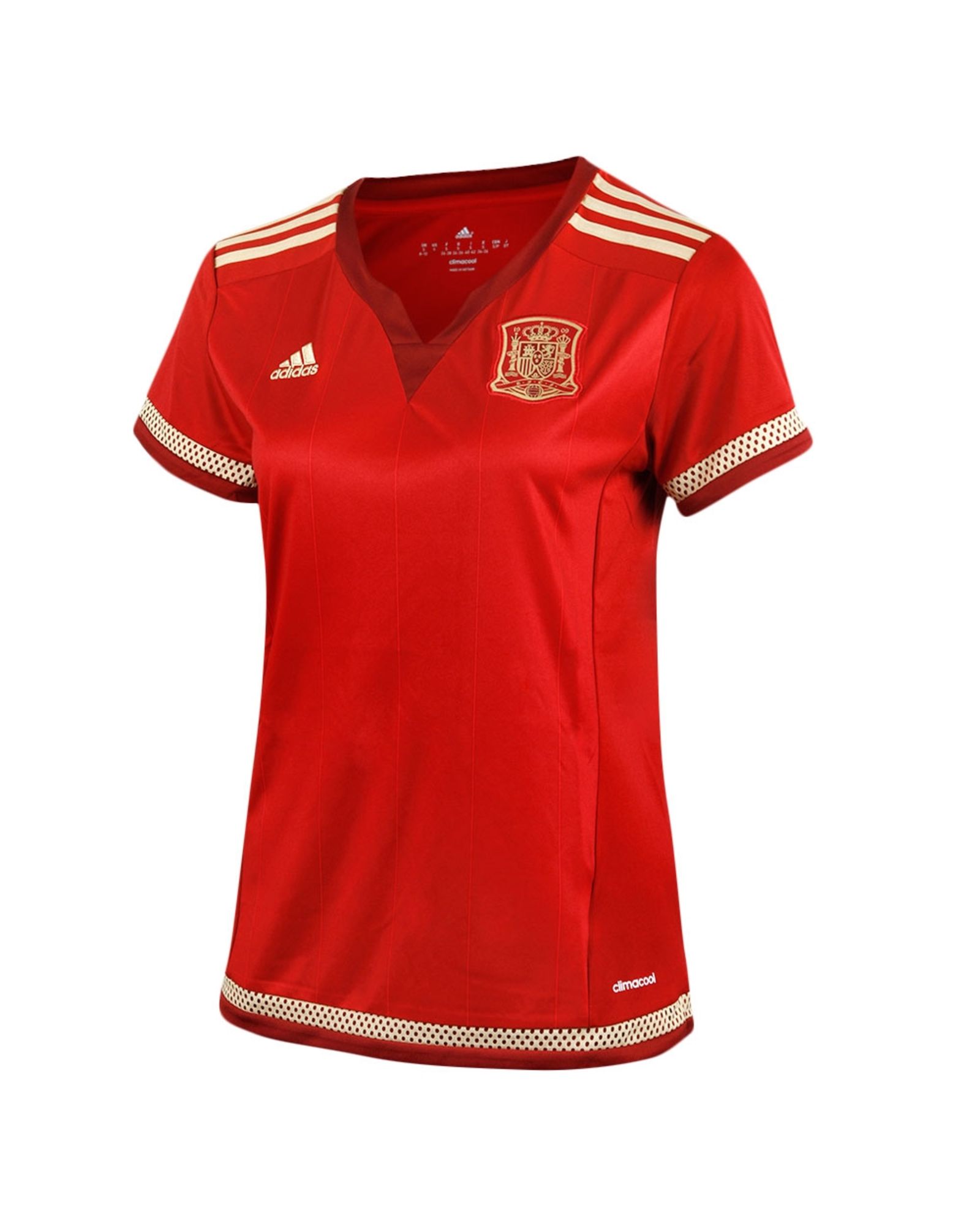 Camiseta 1ª España 2015/2016 Mujer Rojo - Fútbol Factory