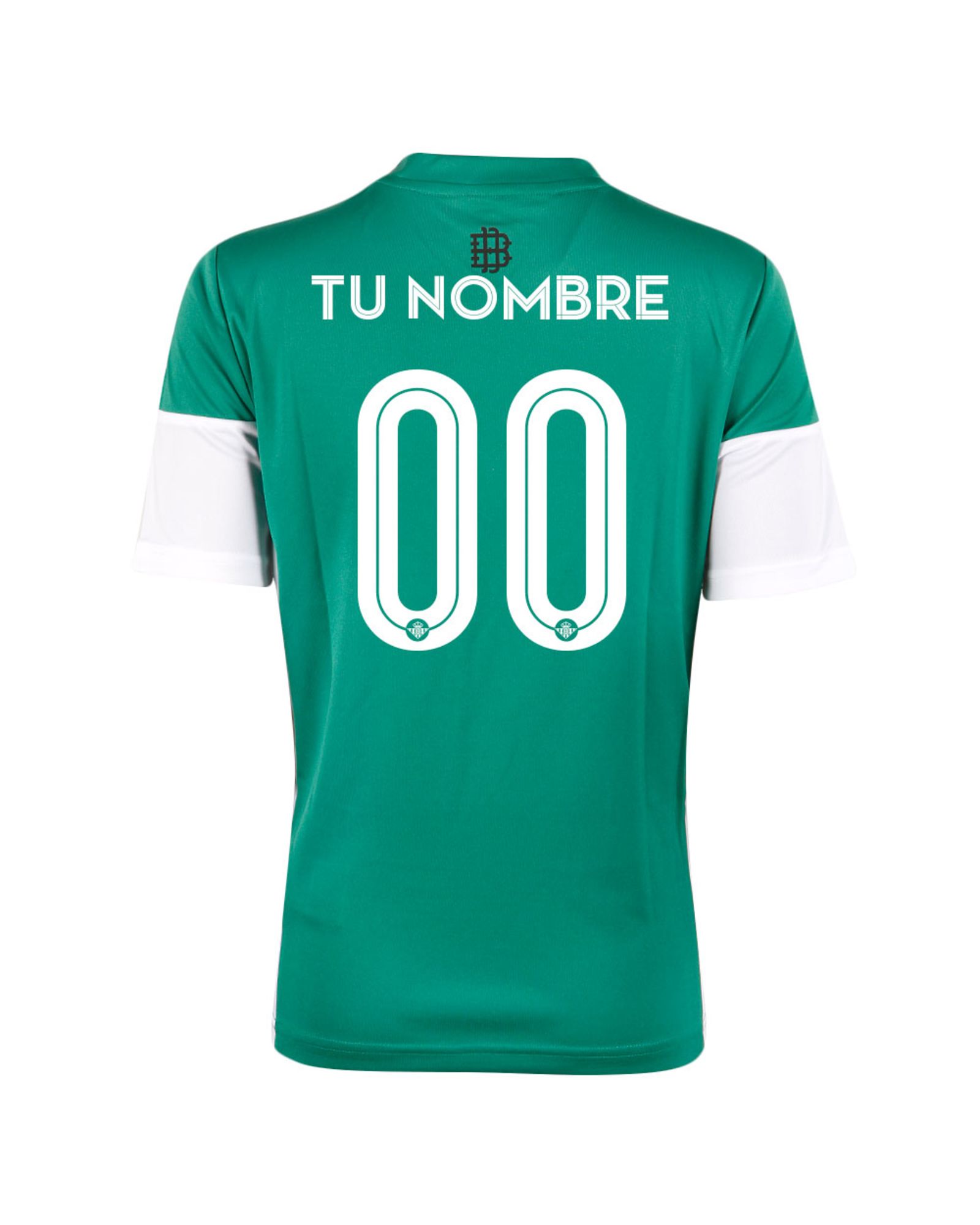 Camiseta Real Betis 2015/2016 Personalizado Junior Verde Blanco