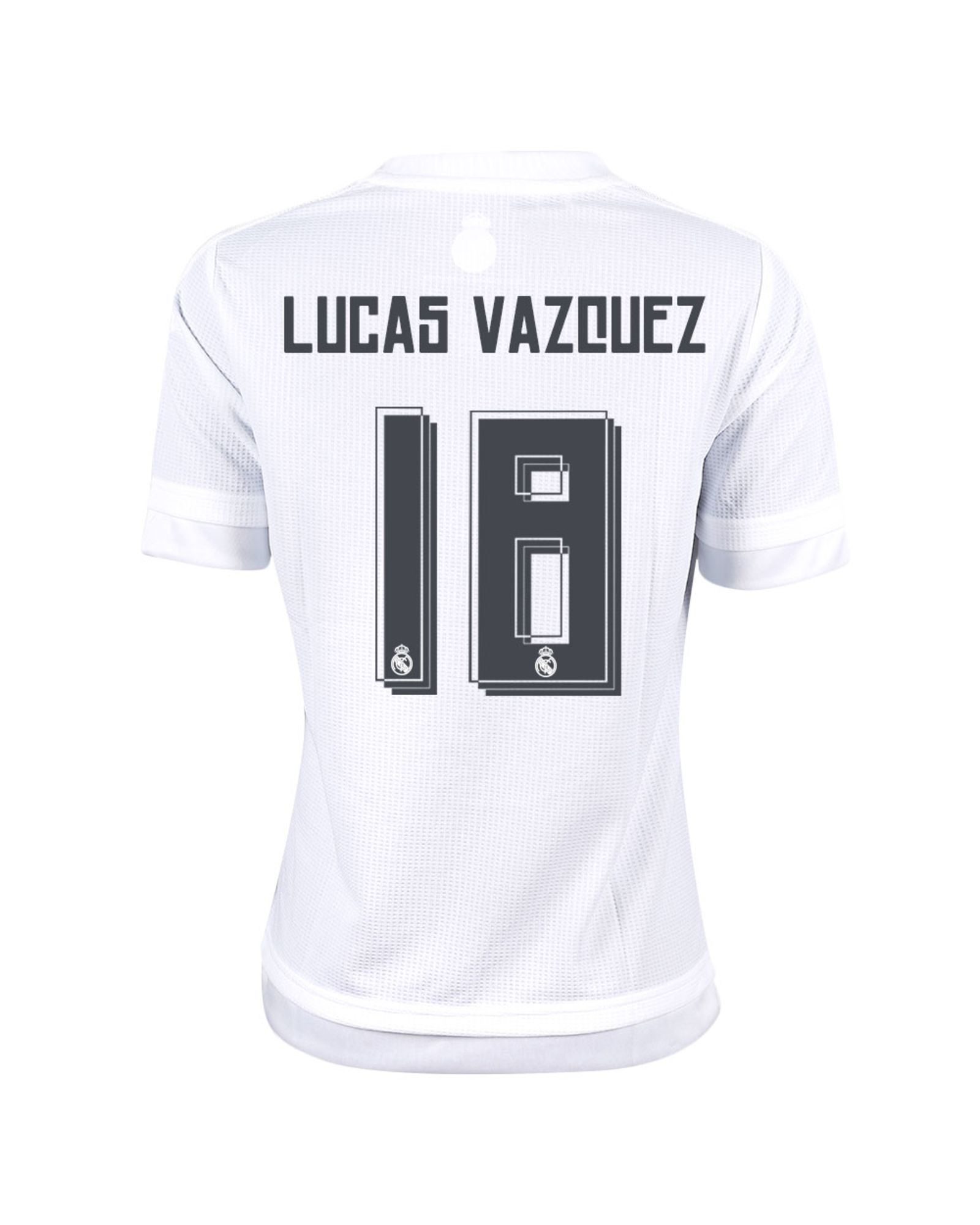 Camiseta 1ª Real Madrid 2015/2016 Lucas Vazquez UCL Junior - Fútbol Factory