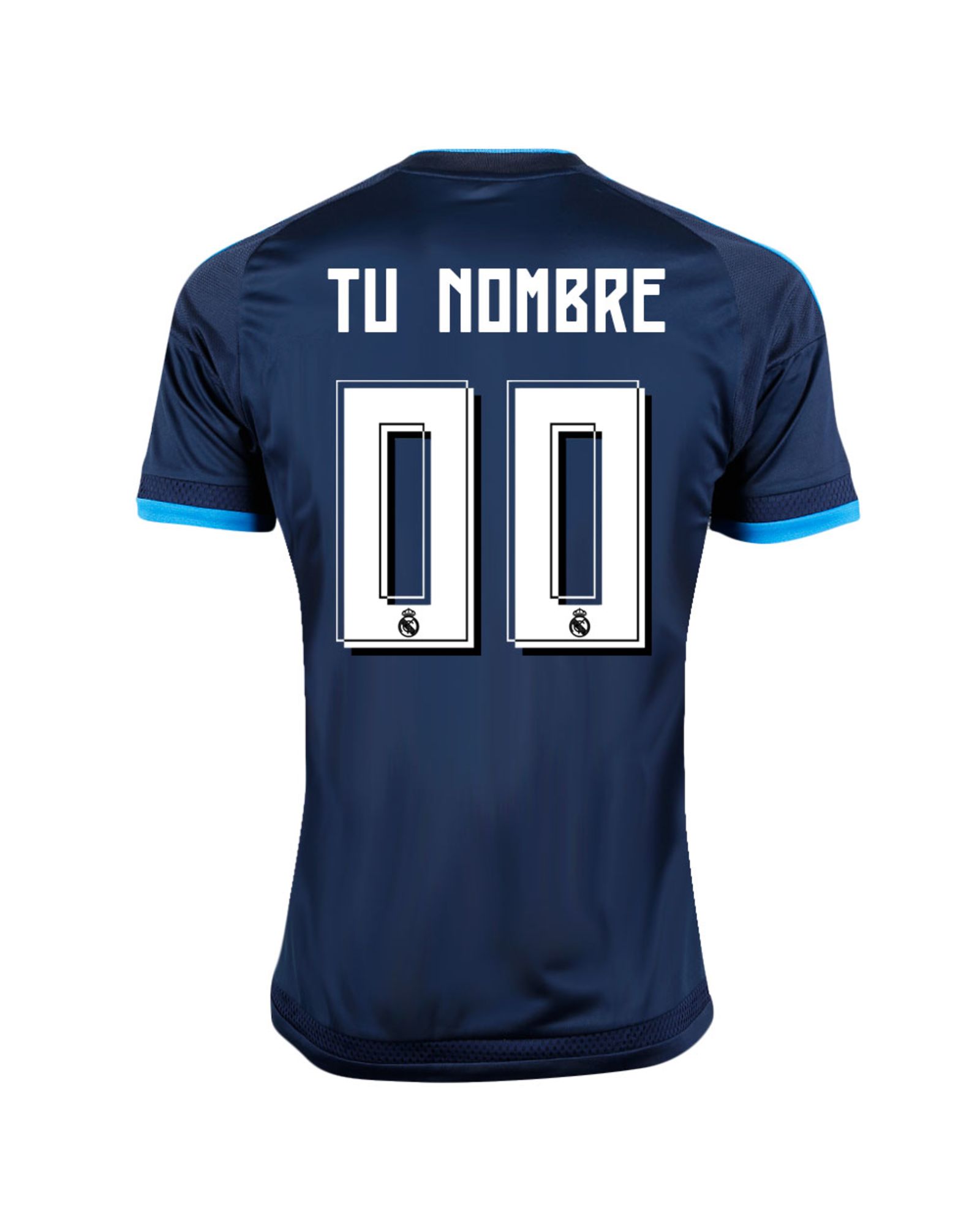 Camiseta 3ª Real Madrid 2015/2016 Personalizado UCL Azul - Fútbol Factory