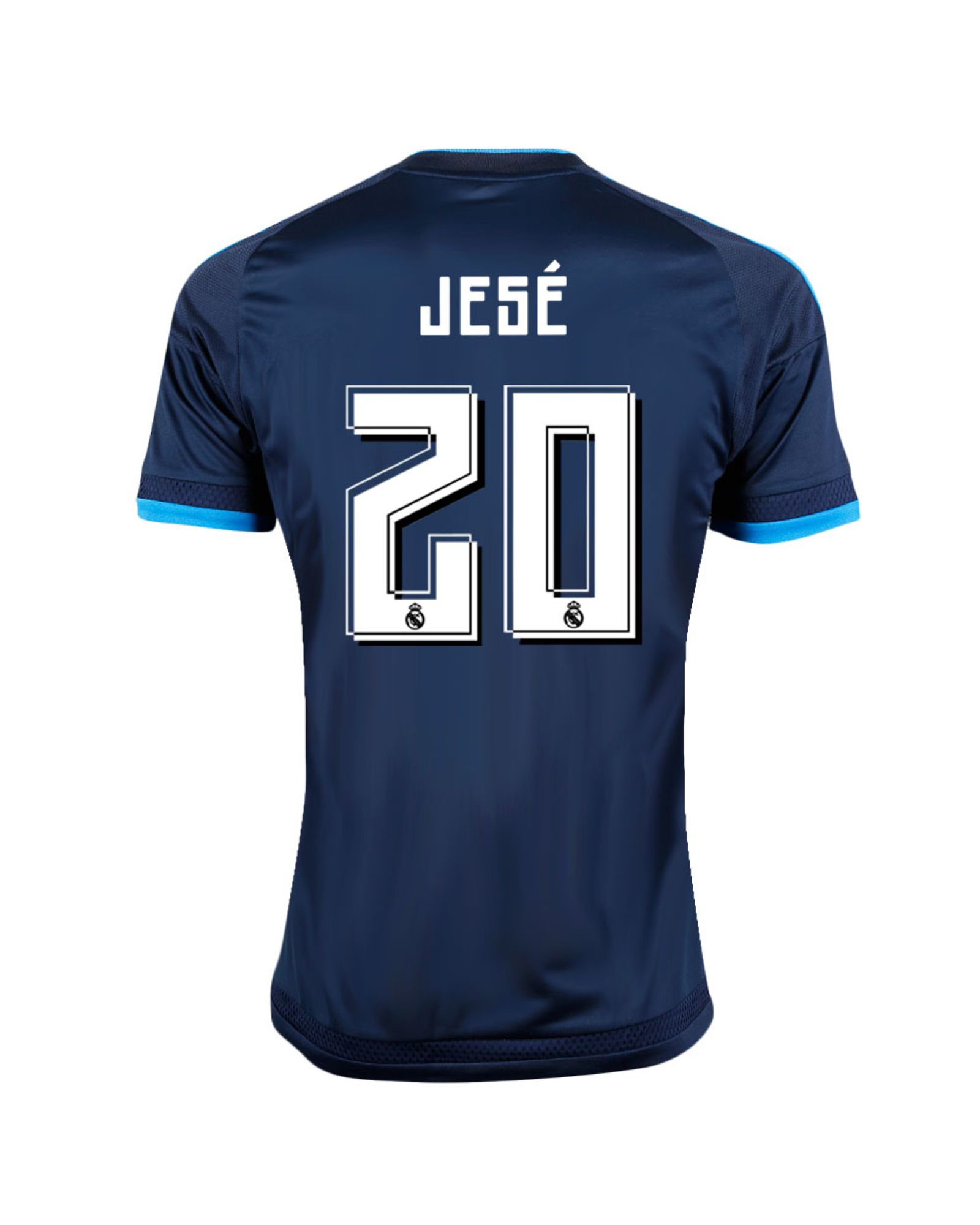 Camiseta 3ª Real Madrid 2015/2016 Jesé UCL Azul - Fútbol Factory