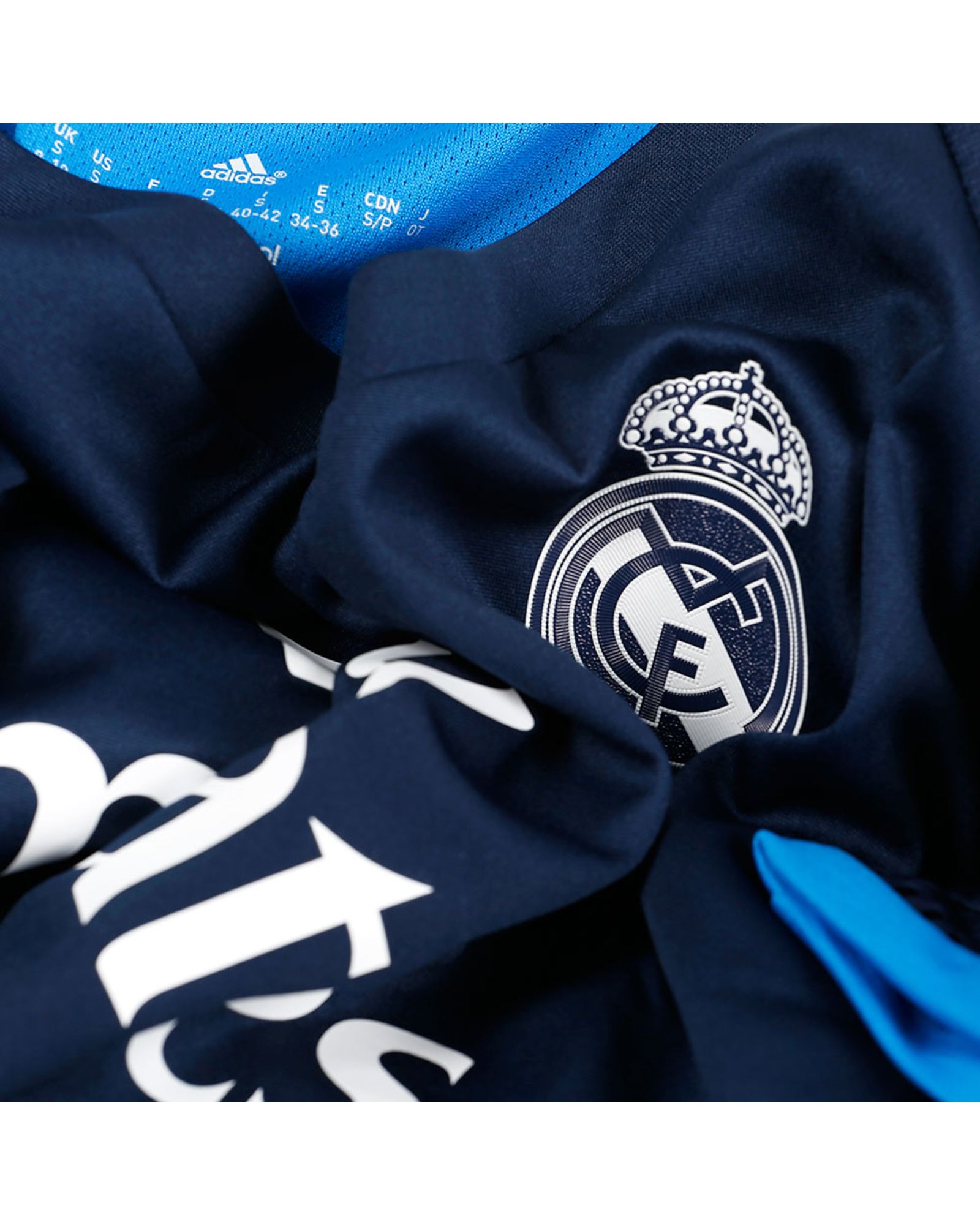 Camiseta 3ª Real Madrid 2015/2016 UCL Mujer Azul - Fútbol Factory