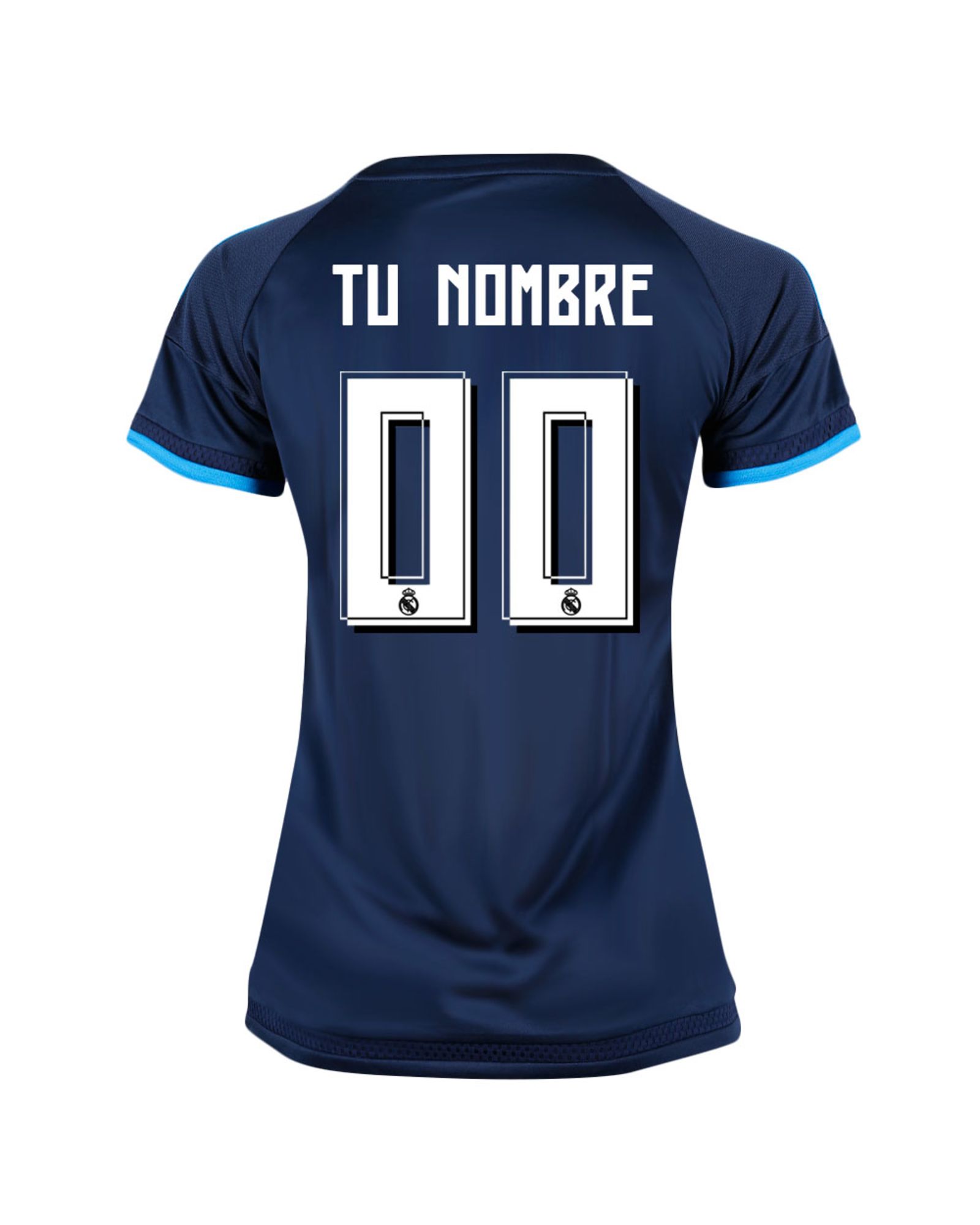 Camiseta 3ª Real Madrid 2015/2016 Personalizado UCL Mujer Azul - Fútbol Factory