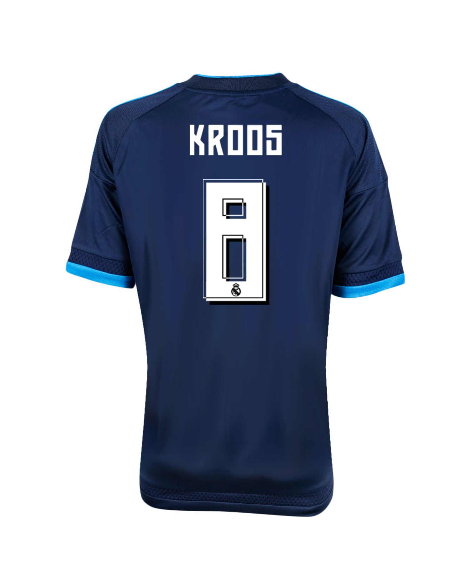 Camiseta 3ª Real Madrid 2015/2016 Kroos UCL Junior Azul - Fútbol Factory