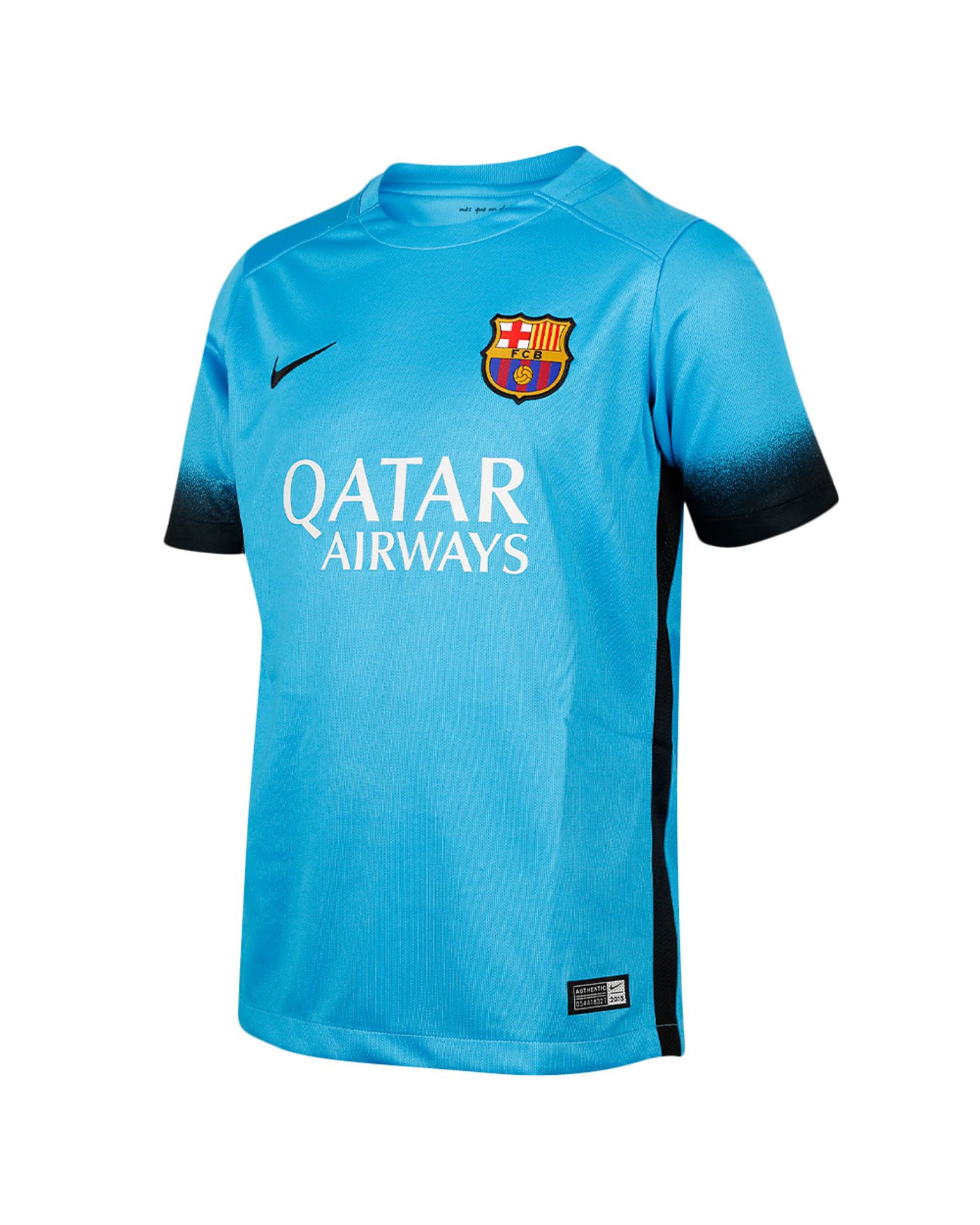 Camiseta 3ª FC Barcelona 2015/2016 UCL Junior Azul - Fútbol Factory