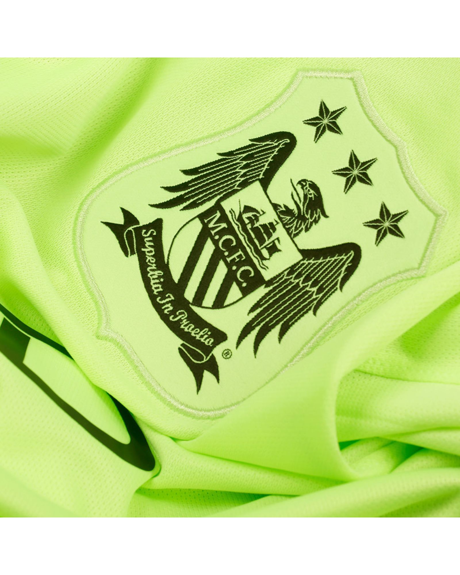 Camiseta 3ª Manchester City 2015/2016 UCL Verde - Fútbol Factory
