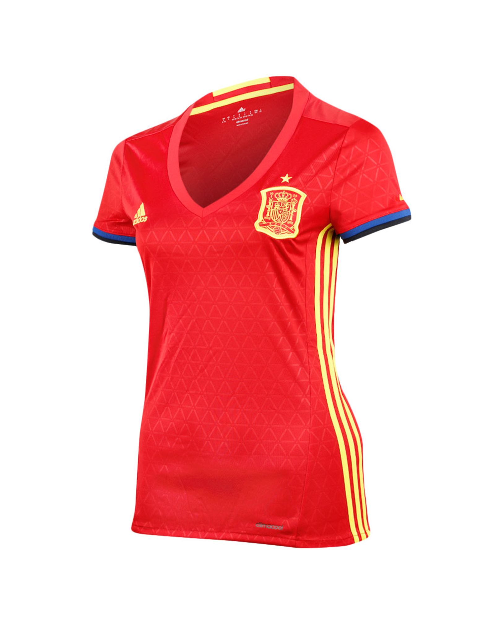 Camiseta 1ª España Eurocopa 2016 Mujer Rojo - Fútbol Factory