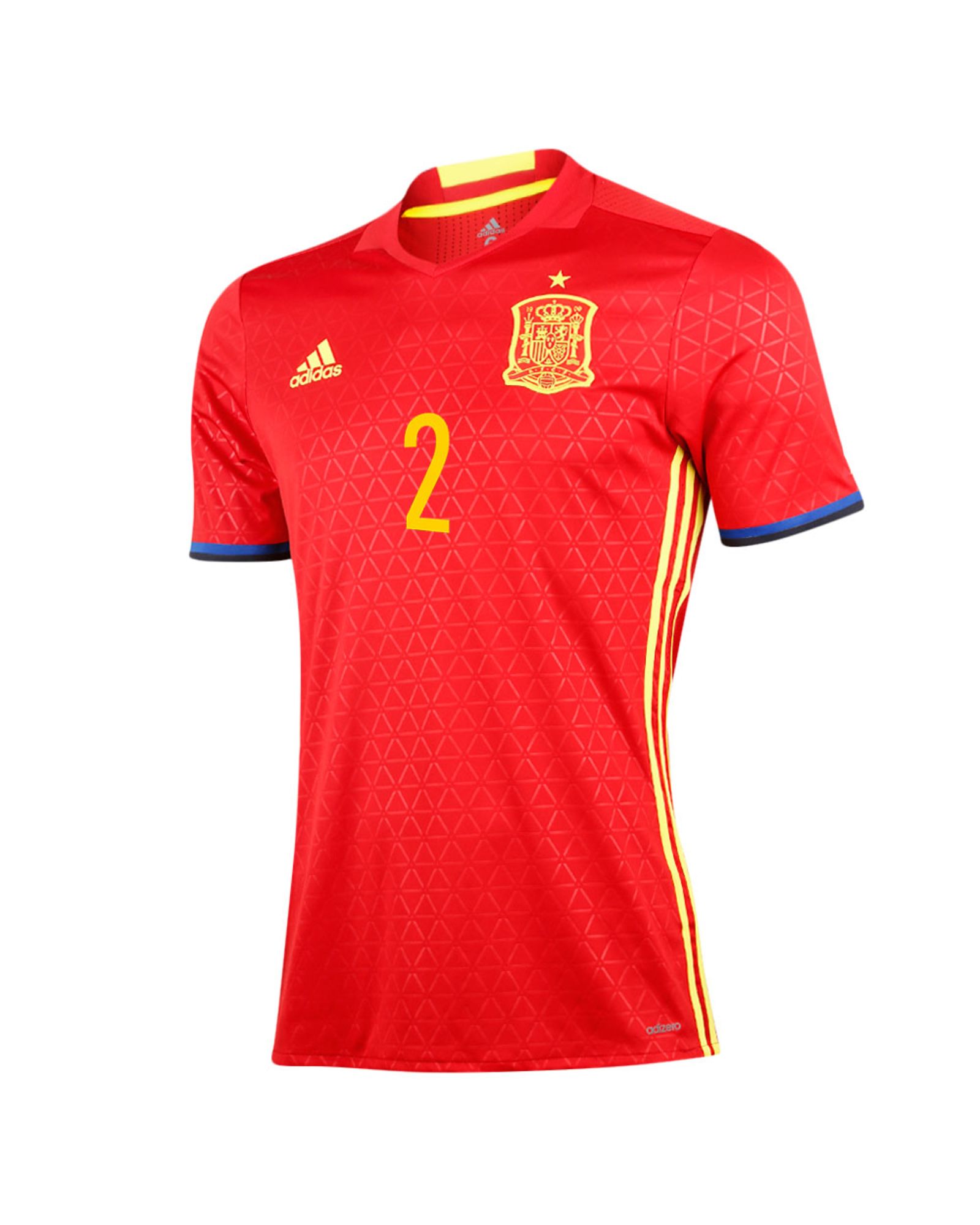 Camiseta 1ª España Eurocopa 2016 Authentique Carvajal Rojo - Fútbol Factory