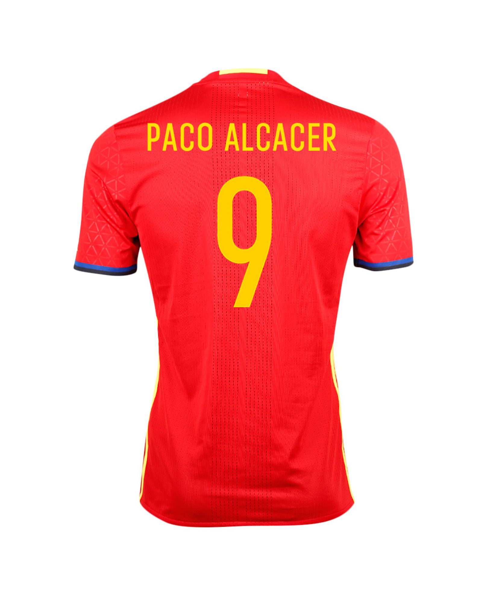 Camiseta 1ª España Eurocopa 2016 Authentique Paco Alcacer Rojo - Fútbol Factory