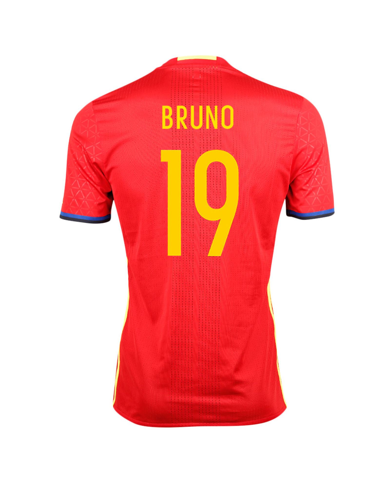 Camiseta 1ª España Eurocopa 2016 Authentique Bruno Rojo - Fútbol Factory