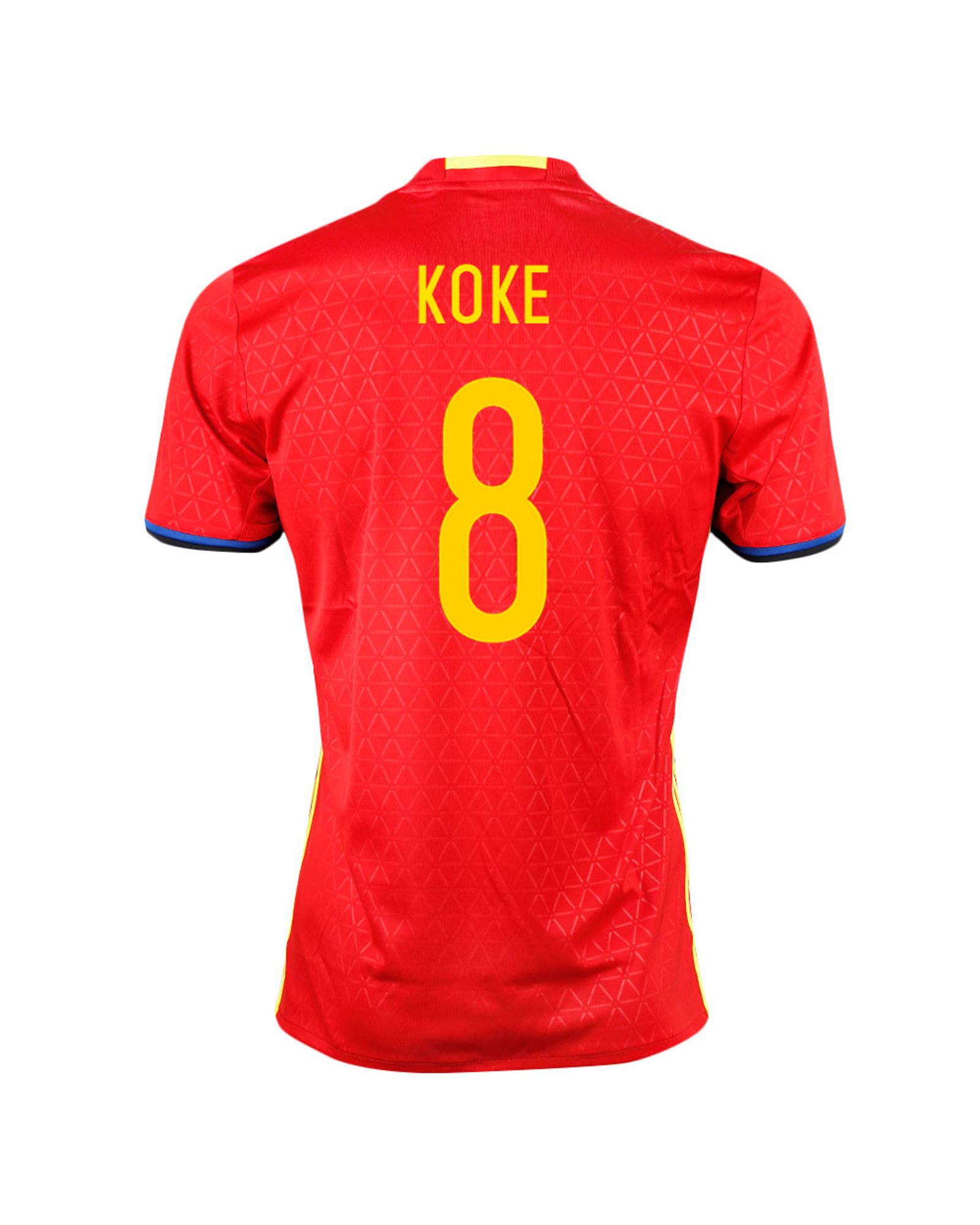 Camiseta 1ª España Eurocopa 2016 Koke Rojo - Fútbol Factory