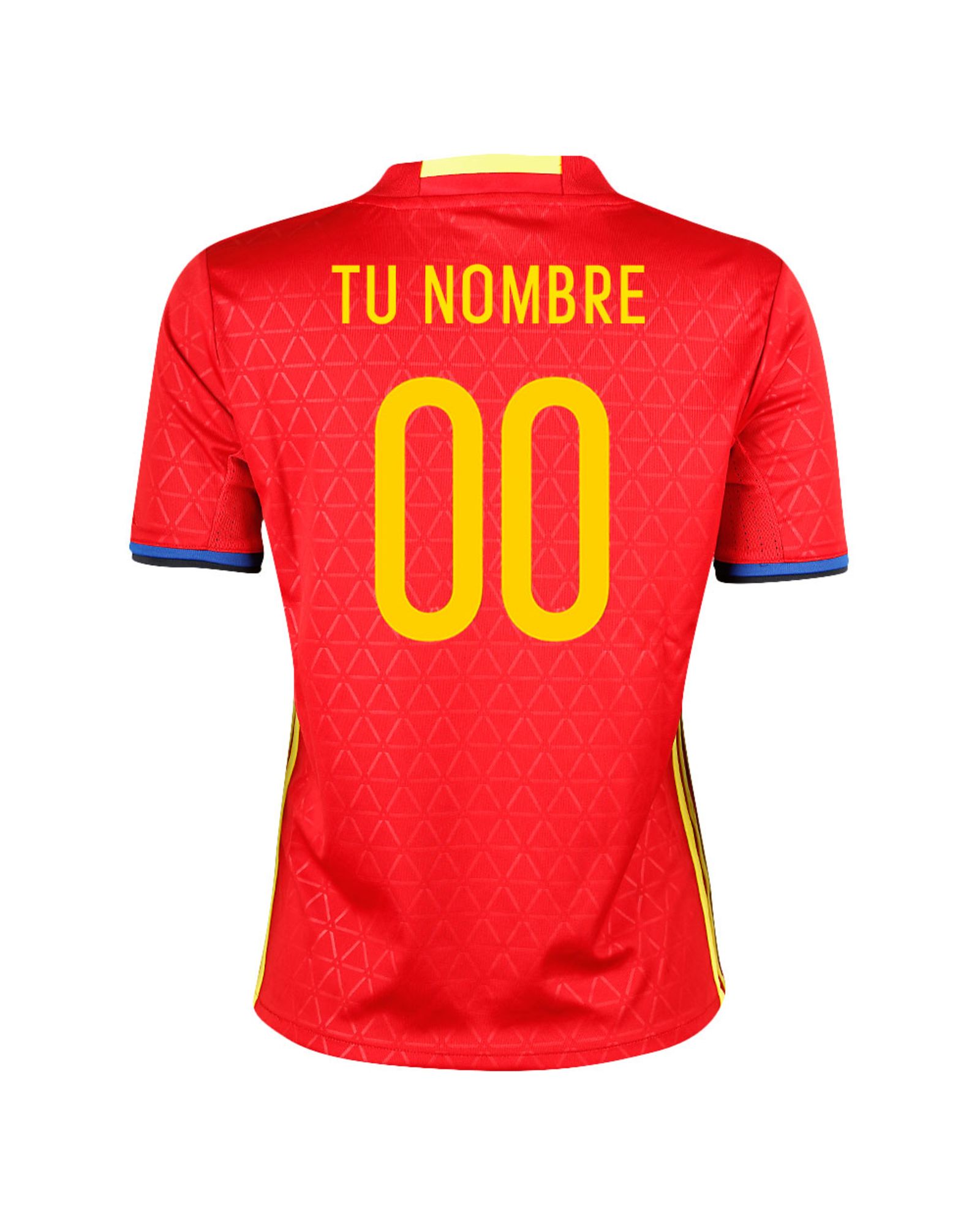 Camiseta 1ª España Eurocopa 2016 Personalizado Junior Rojo - Fútbol Factory