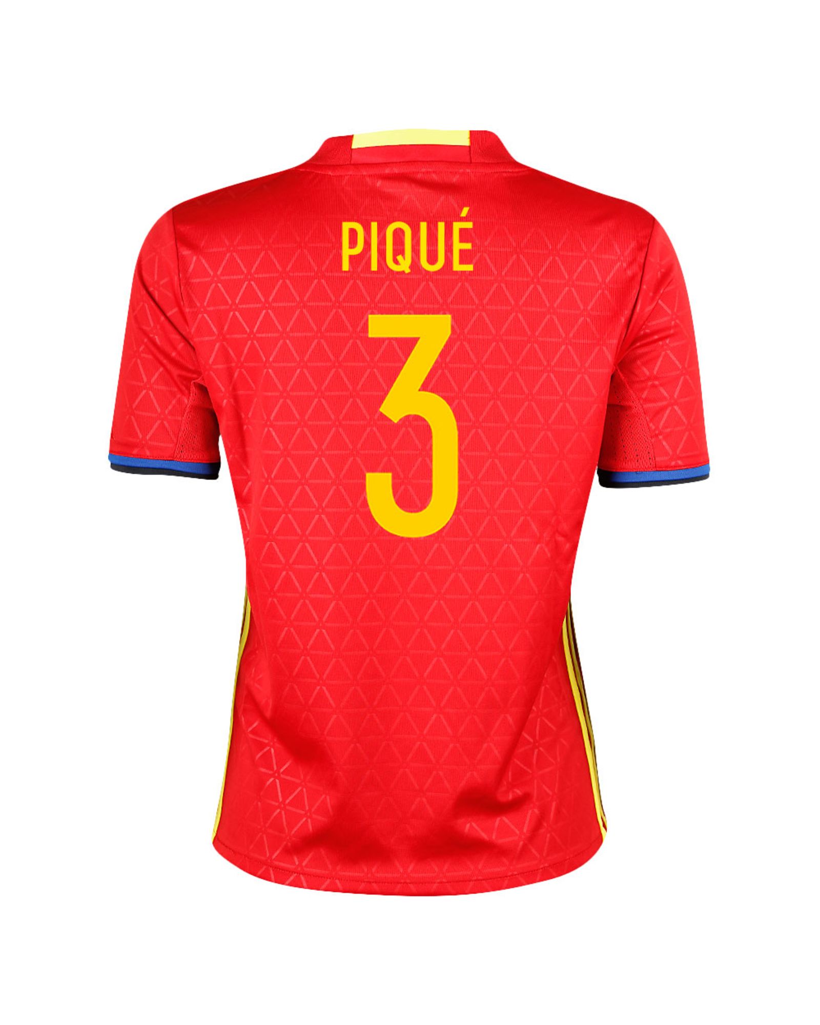 Camiseta 1ª España Eurocopa 2016 Piqué Junior Rojo - Fútbol Factory