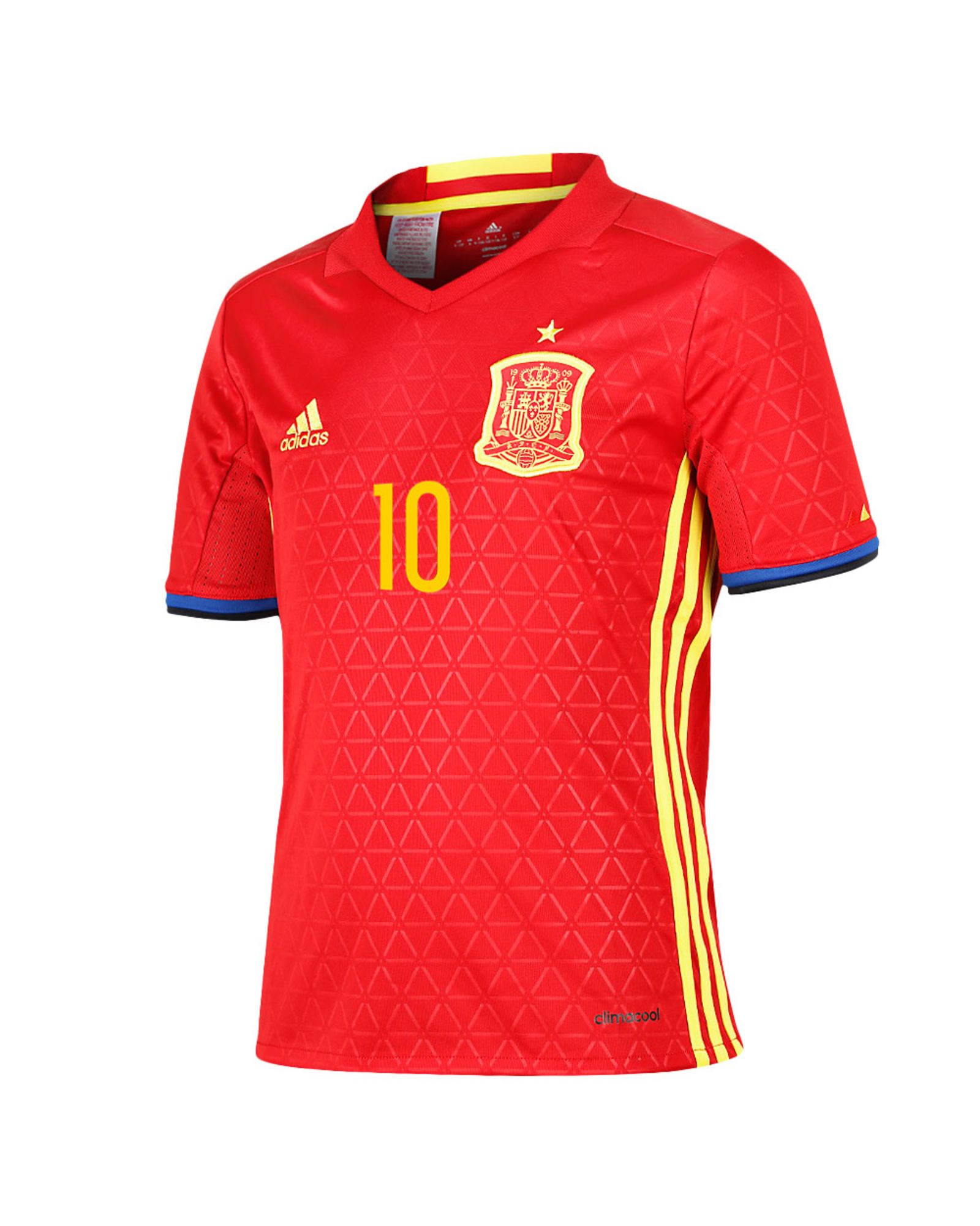 Camiseta 1ª España Eurocopa 2016 Fábregas Junior Rojo - Fútbol Factory