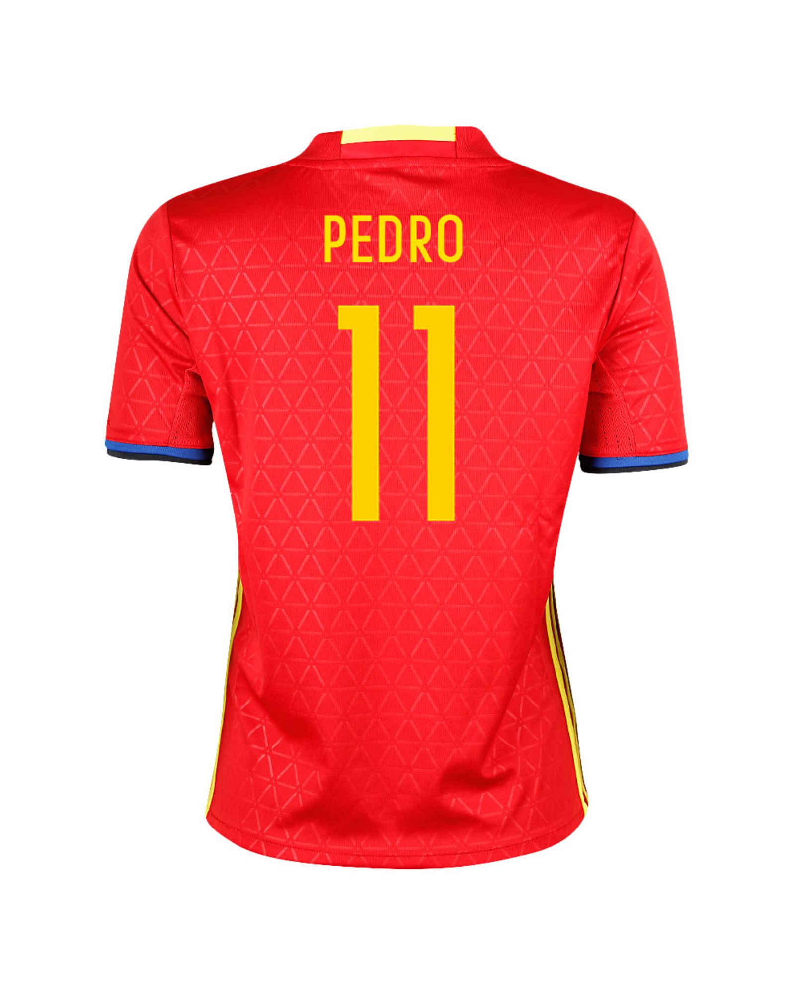 Camiseta 1ª España Eurocopa 2016 Pedro Junior Rojo - Fútbol Factory
