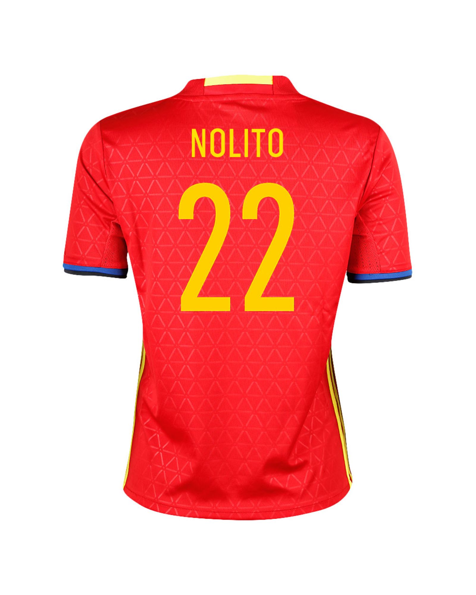 Camiseta 1ª España Eurocopa 2016 Nolito Junior Rojo - Fútbol Factory