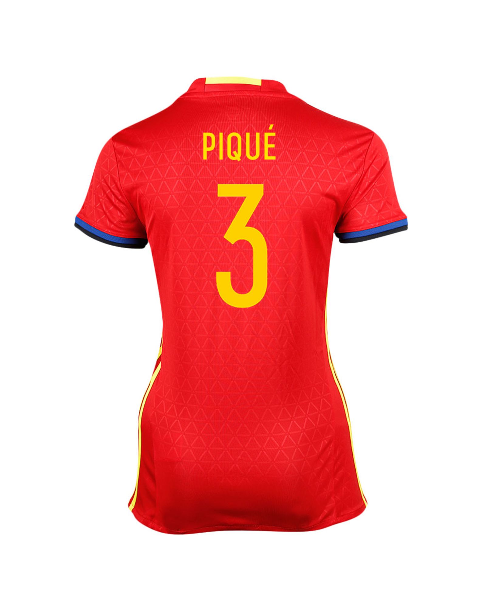 Camiseta 1ª España Eurocopa 2016 Piqué Mujer Rojo - Fútbol Factory