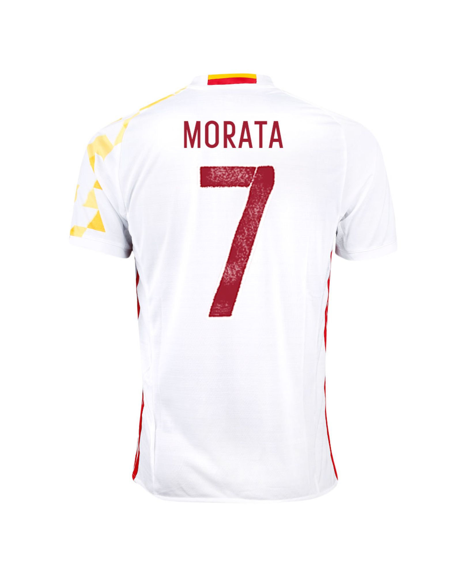 Camiseta 2ª España Eurocopa 2016 Morata Blanco - Fútbol Factory