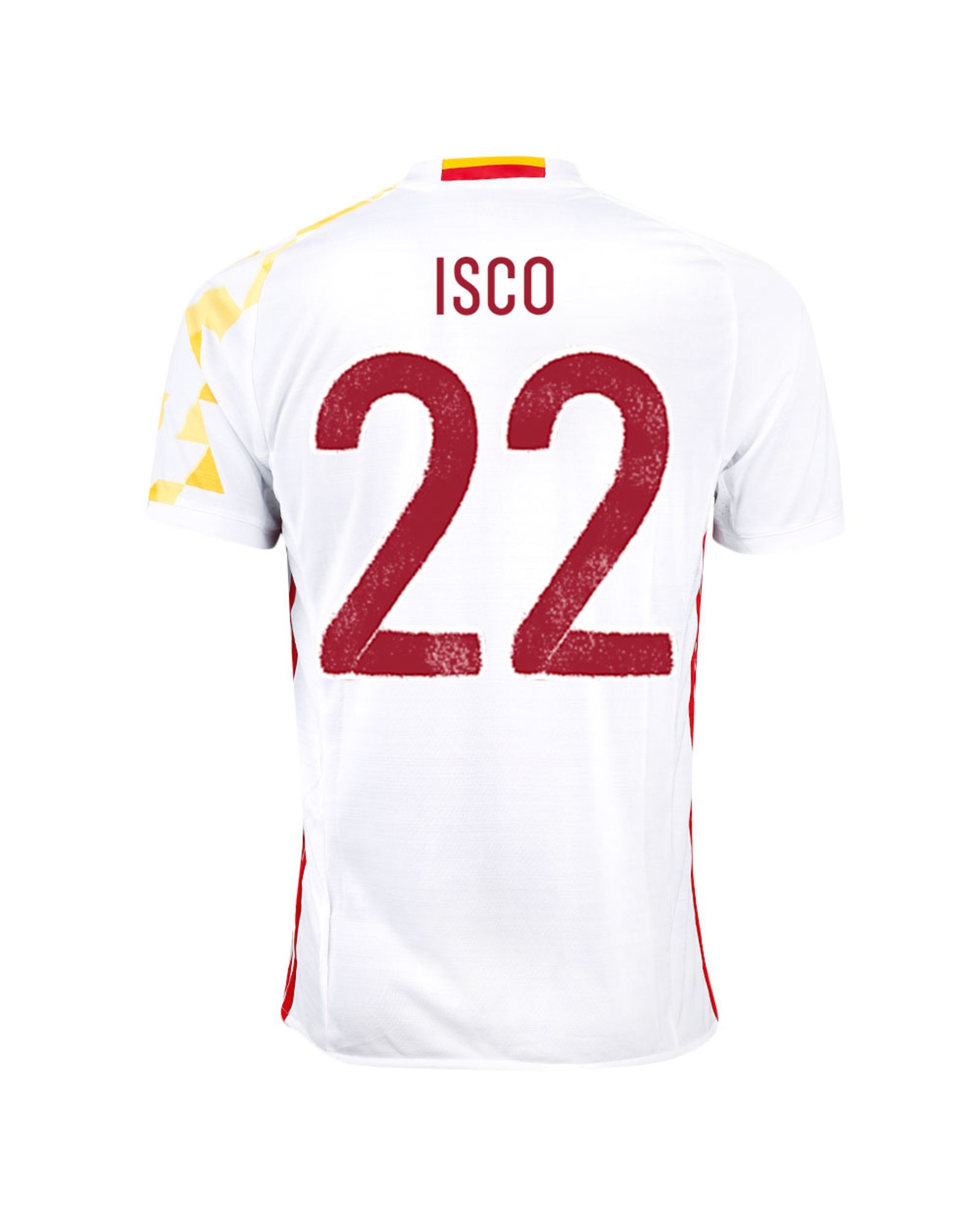 Camiseta 2ª España Eurocopa 2016 Isco Blanco - Fútbol Factory