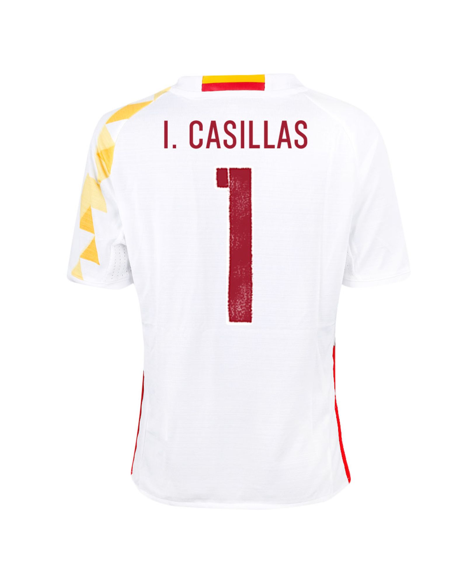 Camiseta 2ª España Eurocopa 2016 Casillas Junior Blanco - Fútbol Factory