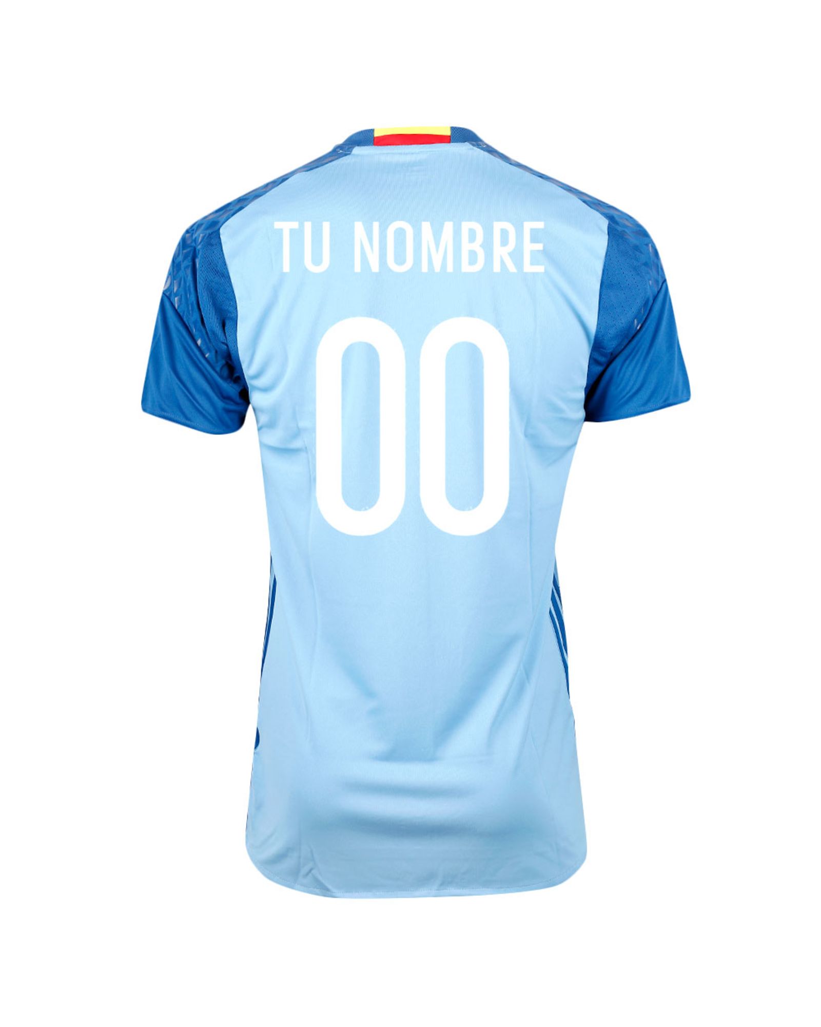 Camiseta 1ª España Eurocopa 2016 Personalizado Portero Azul - Fútbol Factory