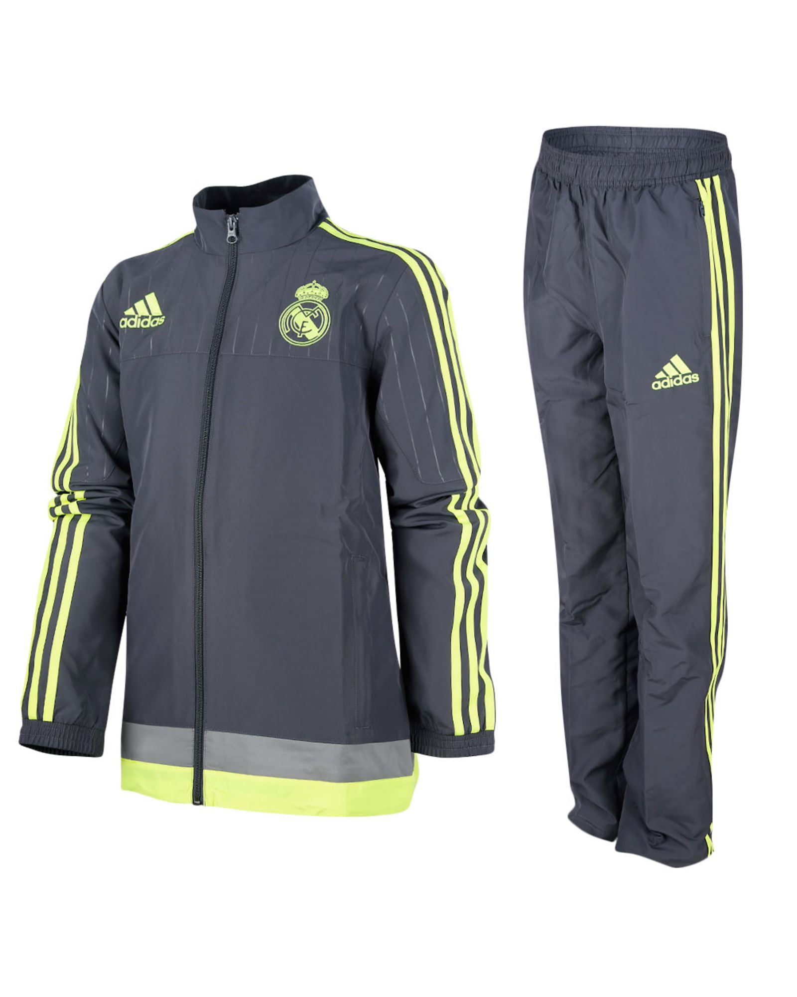 Chándal Real Madrid 2015/2016 Junior Gris - Fútbol Factory